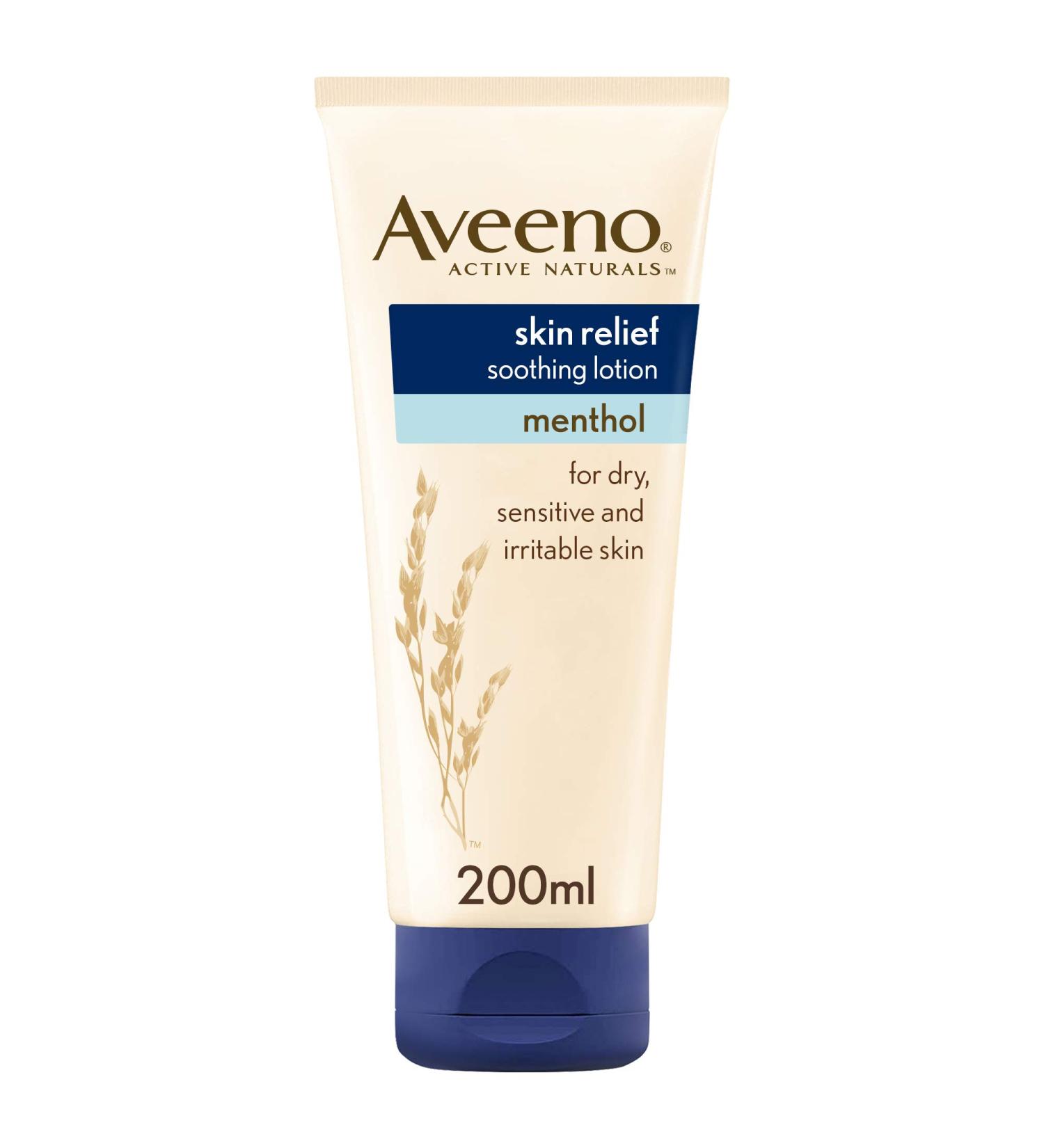 Aveeno Soothing Cream - 200ml | Menthol for Itchy Dry Skin Relief | Shop Internationally - Buy Online on GoSupps.com