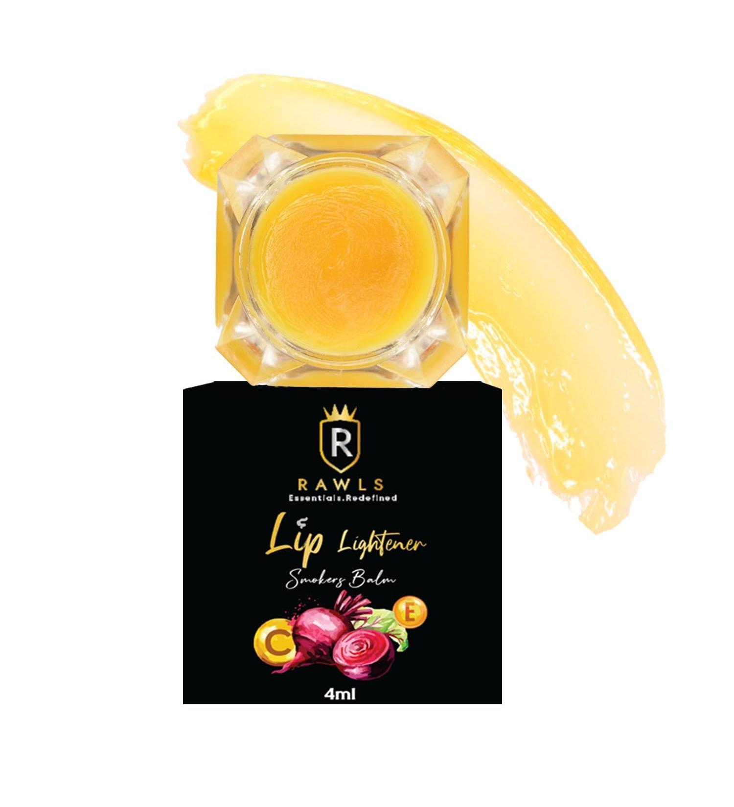 Lip Lightener Smoker Balm for Dry Chapped Dark & Smoky Lips| Moisturizes Nourishes & Soften Lips | Enriched with Jojoba oil Beetroot & Olive oil | For Men & Women - 4 ml - Buy Online on GoSupps.com