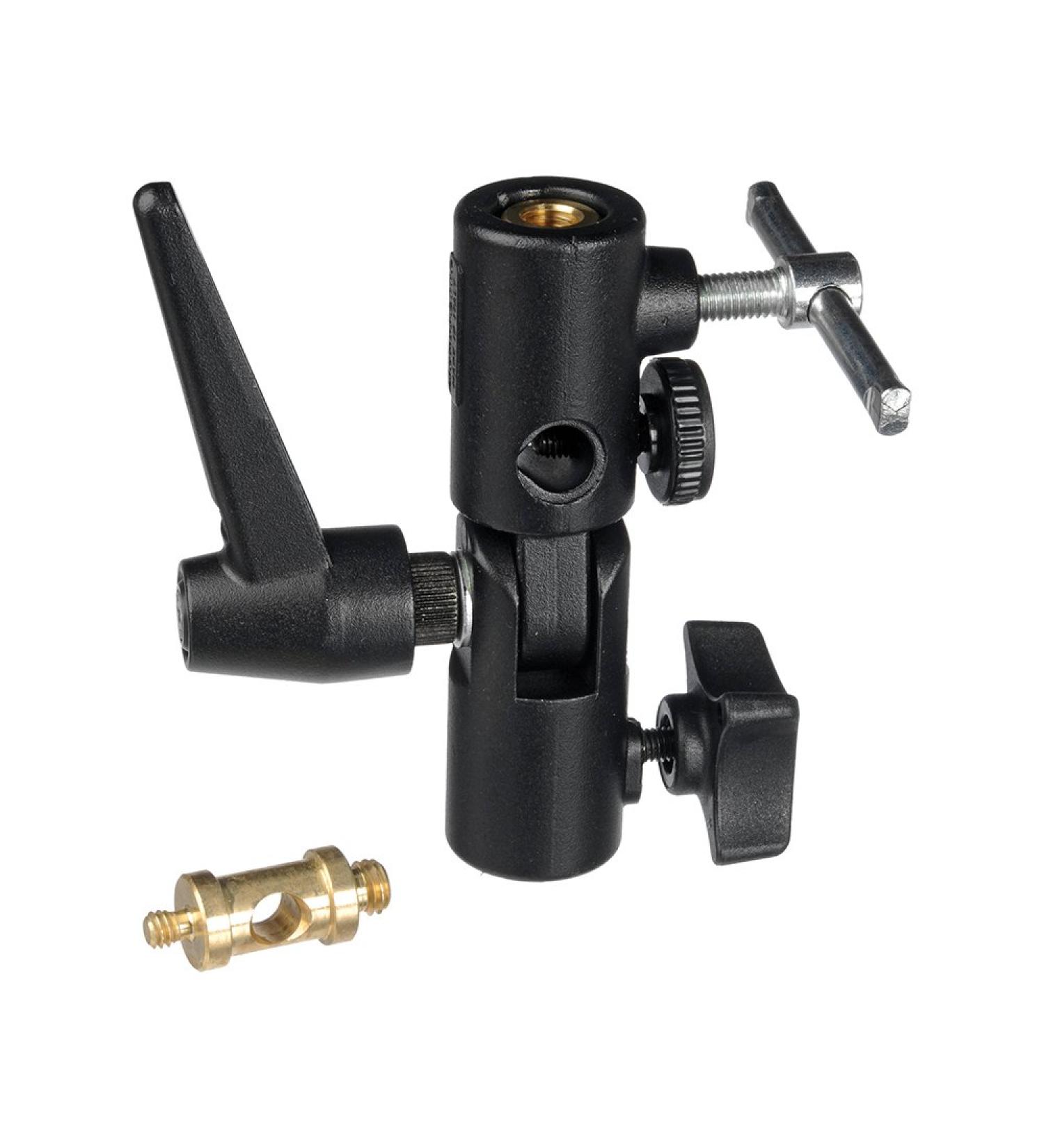 Manfrotto 026 Swivel Lite-Tite Umbrella Adapter - Black | Professional Photography Accessory - Buy Online on GoSupps.com