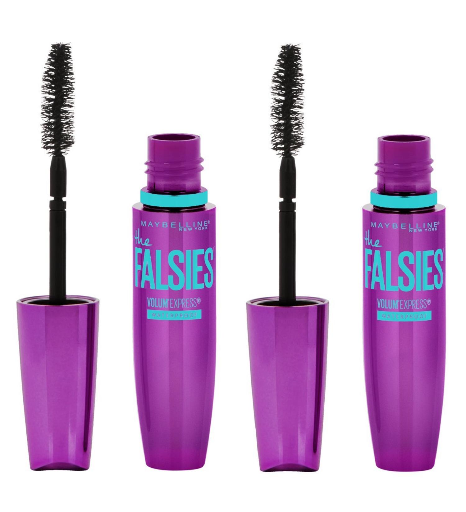 Maybelline Volum' Express Falsies Waterproof Mascara - Very Black (2 Pack) - Buy Online on GoSupps.com