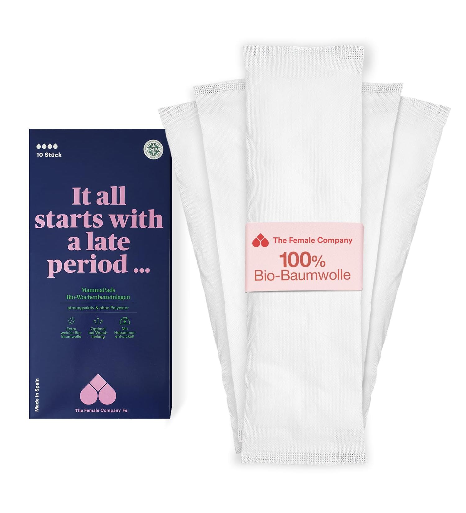 Buy The Female Company Superabsorbent Puerperium Tie - 30 Pack for Weekly Flow | Prevent Skin Irritation & Support Wound Healing - Buy Online on GoSupps.com