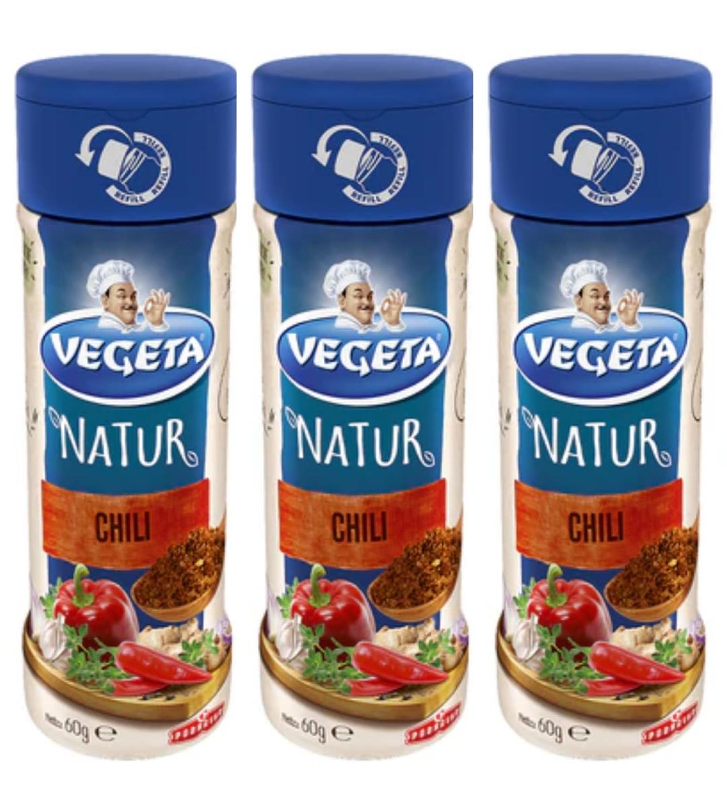 Podravka Vegeta Set of 3 natural chilli powders for delicious spiciness 60 g - Buy Online on GoSupps.com