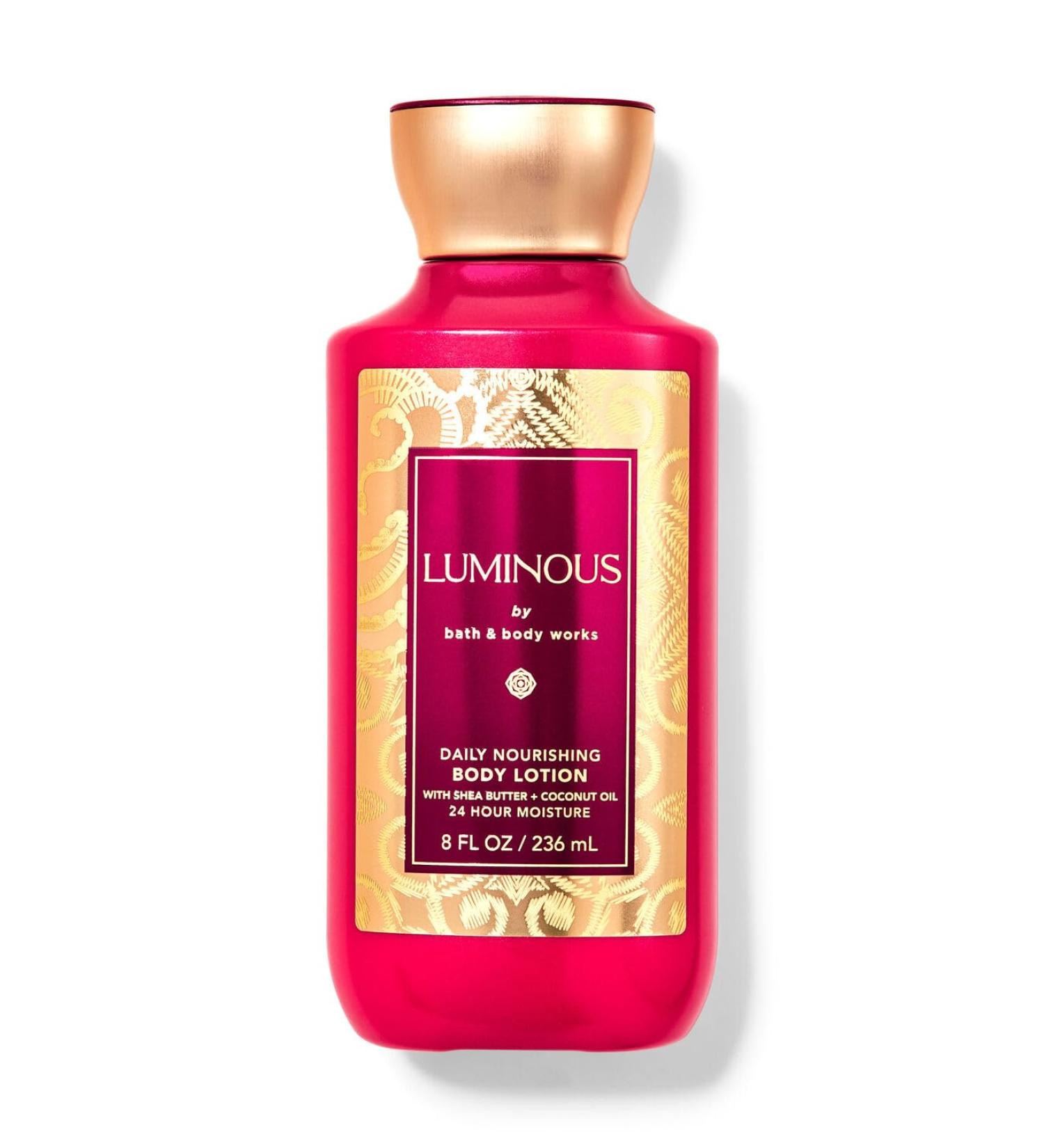 Bath Body Luminous Nourishing Body Lotion 8 fl Oz