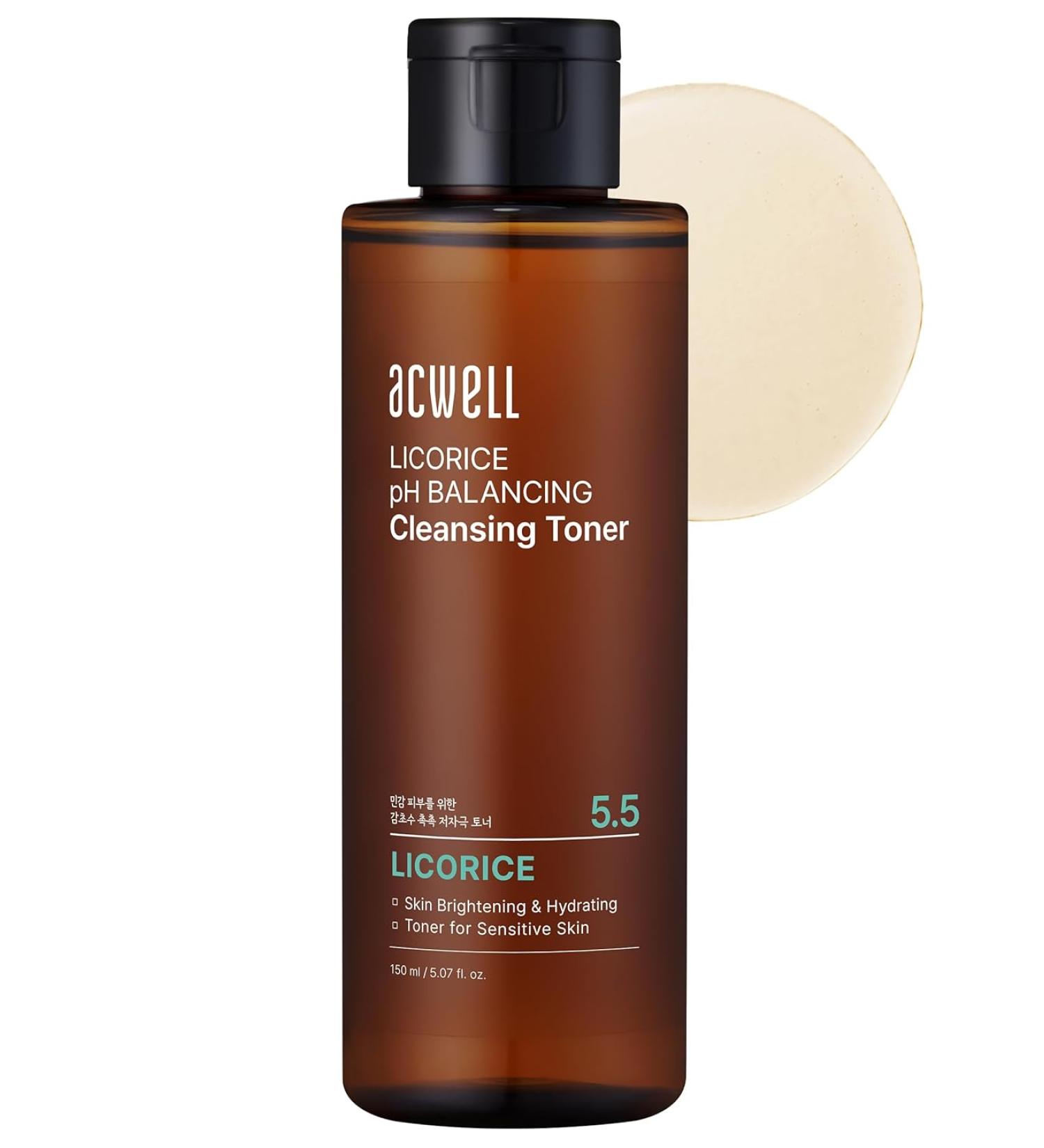 Acwell 5.5 Licorice pH Balancing Cleansing Toner | 150ml - Gentle Skin Care - Buy Online on GoSupps.com