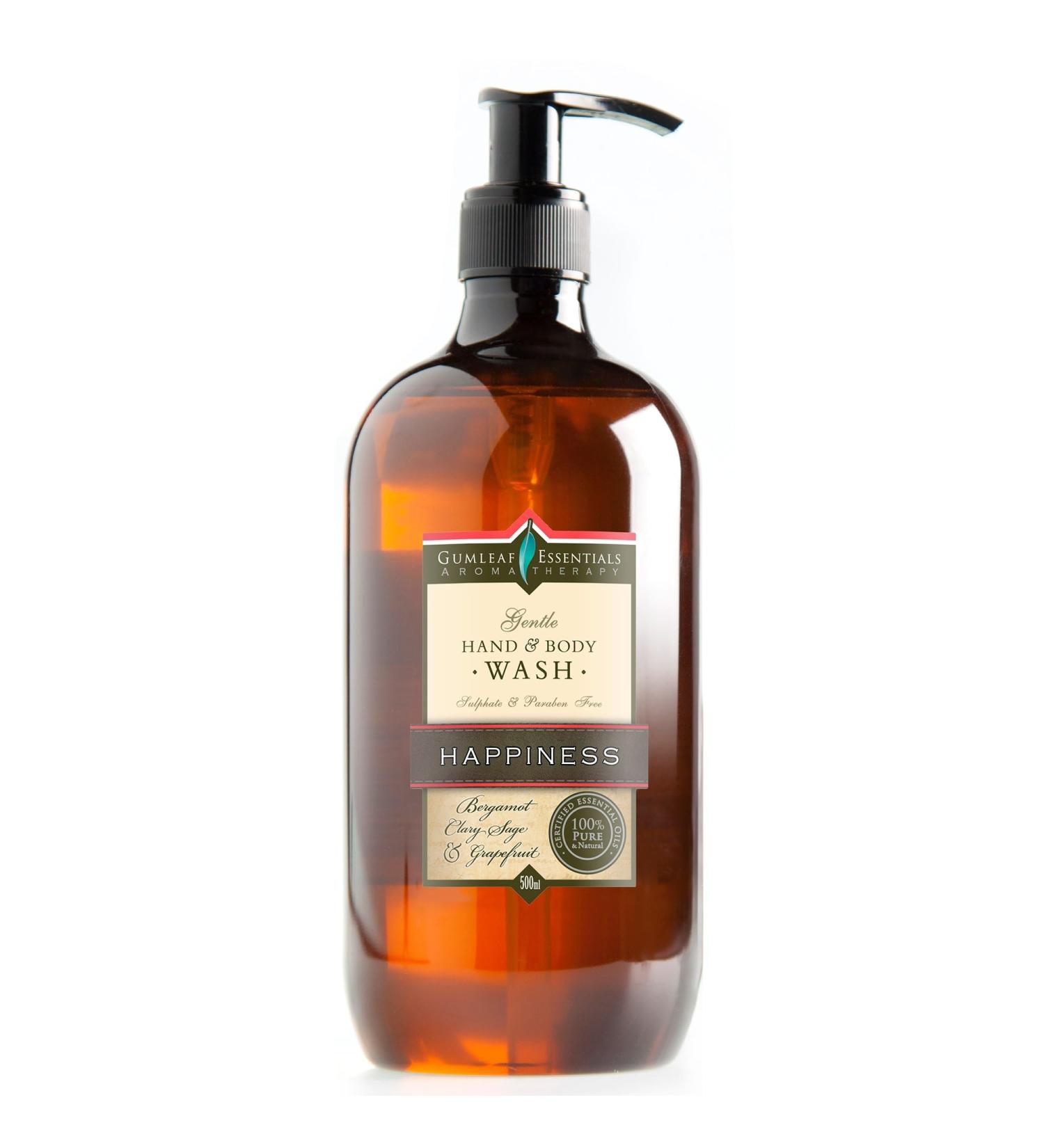 Happiness Hand & Body Wash - 16.9fl oz | Australian Made Cruelty Free Vegan 100% Natural - Buy Online on GoSupps.com