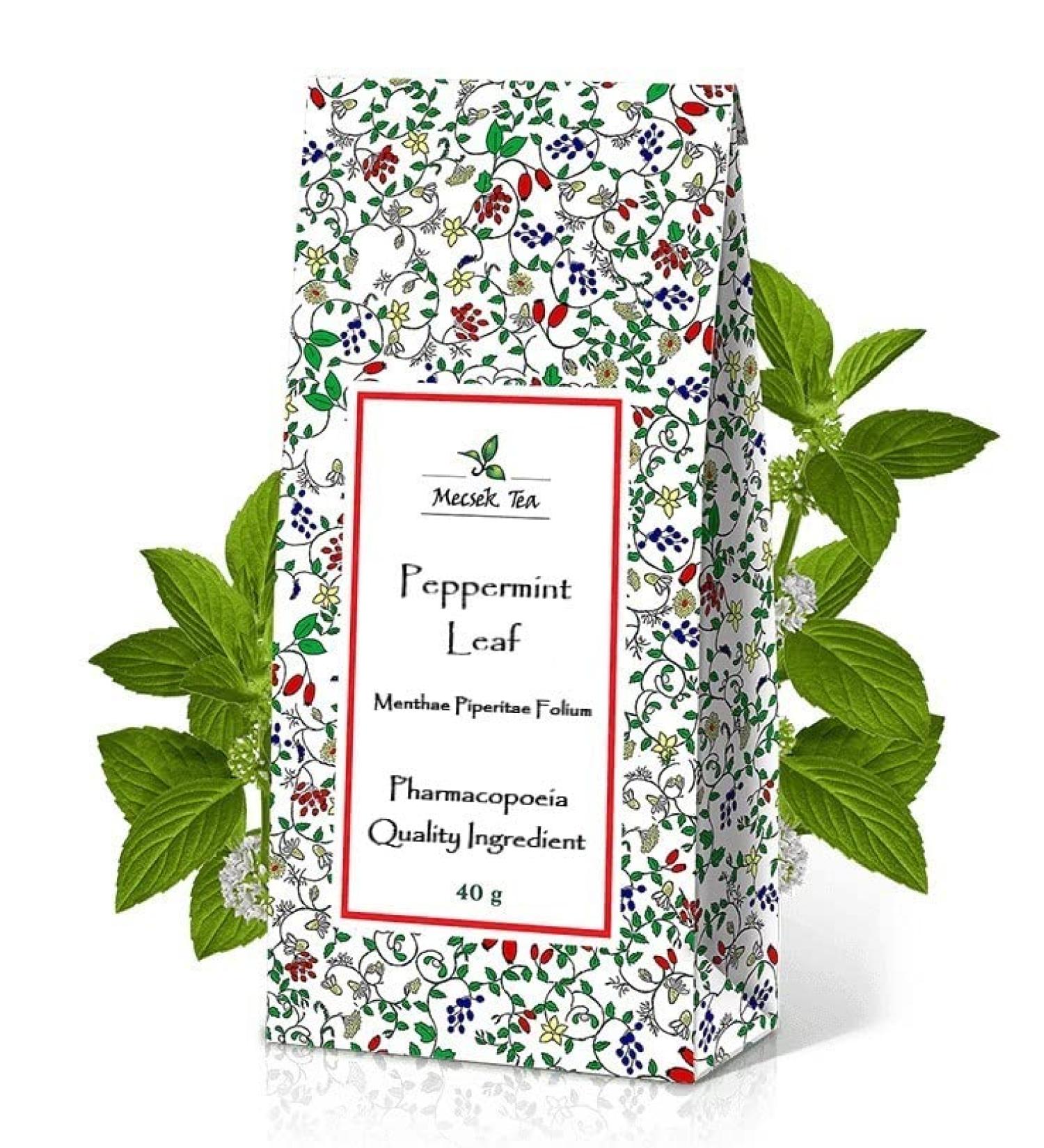 Peppermint Herbal Natural Premium Loose Leaf Tea 40g Menthae Piperitae Folium