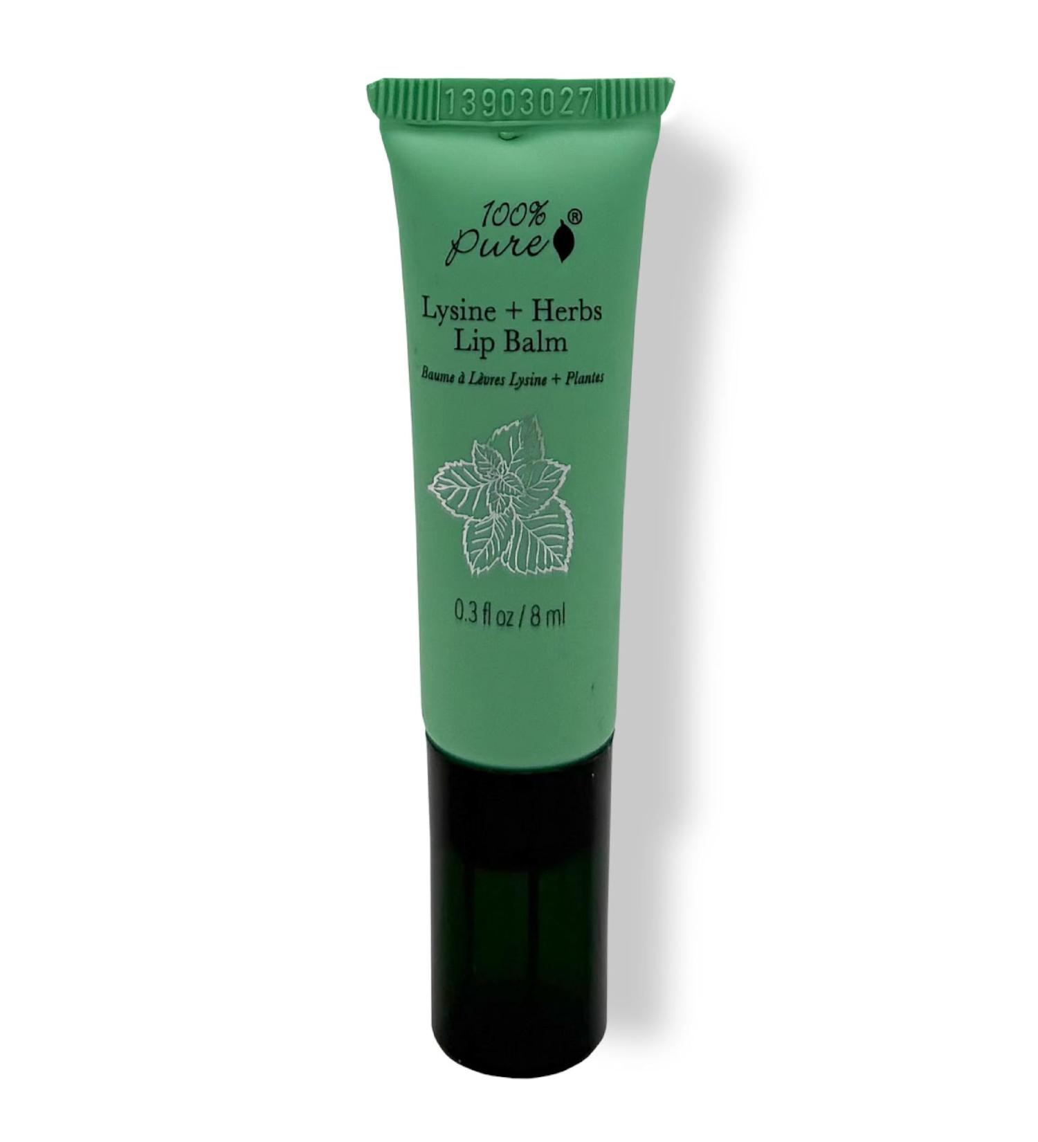 100% PURE Lysine + Herbs Healing Lip Balm Natural Soothing Nourishment for Sore Cracked Chapped or Irritated Lips - Natural Dry Lip Hydration Therapy for Women & Men - Buy Online on GoSupps.com