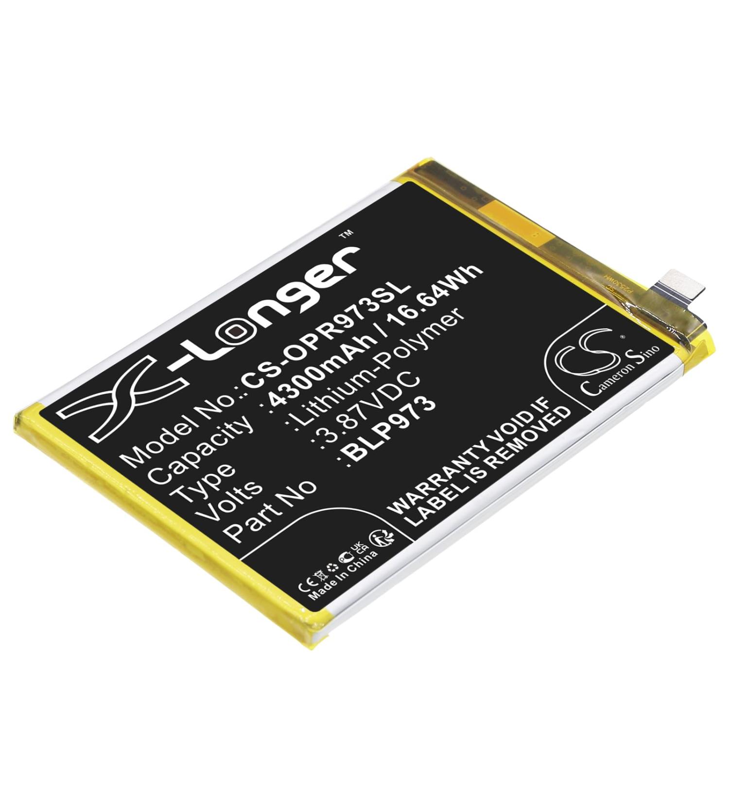 Battery Replacement for PHM110 PGX110 Reno 9 Pro | High-Quality BLP973 - International Shipping Available - Buy Online on GoSupps.com