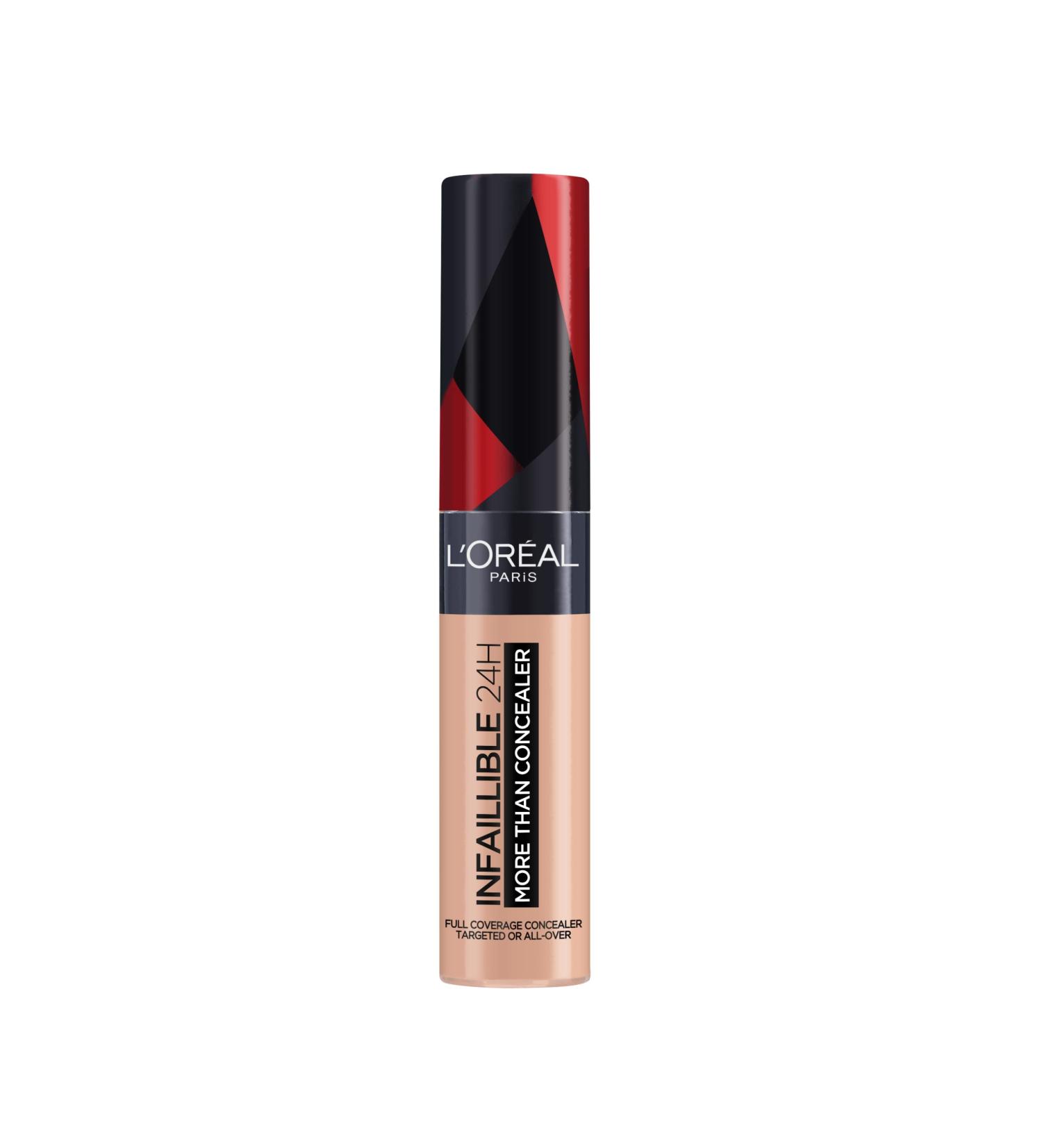 L'Oral Paris Infallible Concealer 324 Oatmeal - Cover & Refresh Long-Lasting Finish 11ml - Buy Online on GoSupps.com