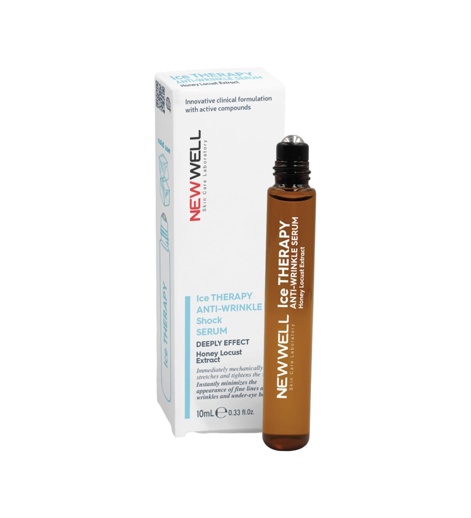 NEWWELL Eye Serum for Wrinkles & Dark Circles - Anti-Aging Care with Natural Ingredients - Reduces Bags Under Eyes | 10ml - Buy Online on GoSupps.com