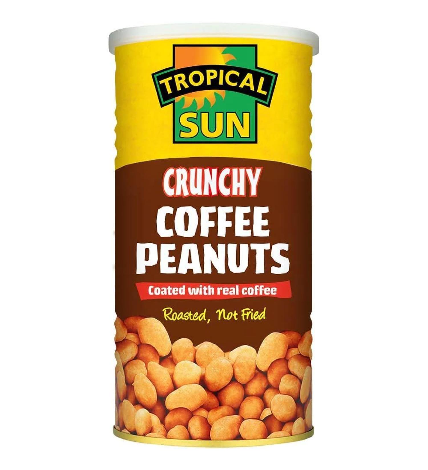 Tropical Sun Crunchy Coffee Peanuts 330g Box of 6-Fd