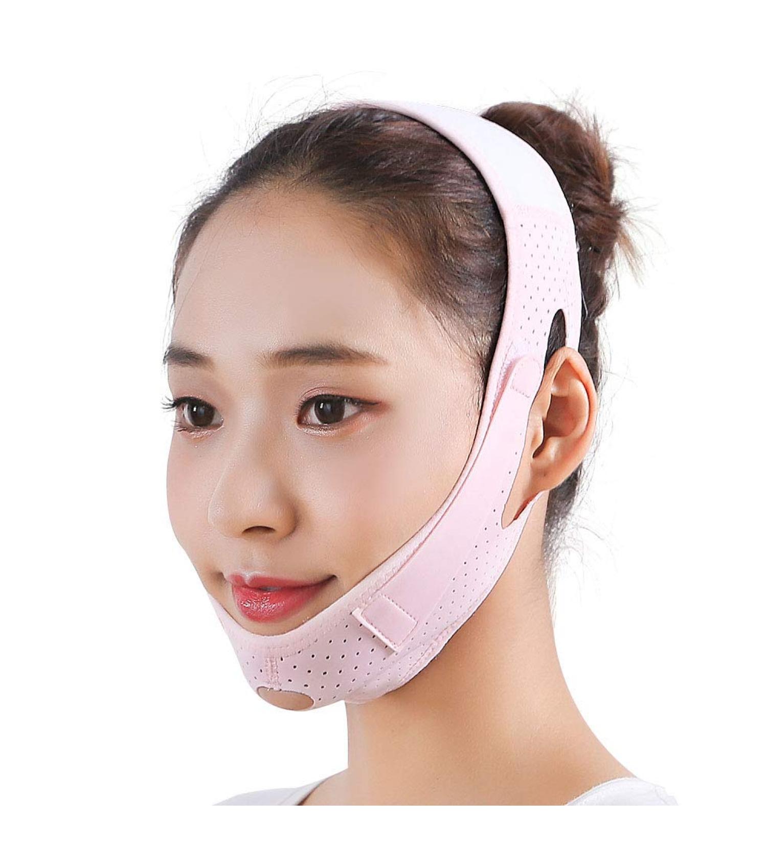 Facial Lifting Belt | Double Chin Reducer & Skin Firming Strap for Women - Buy Online on GoSupps.com