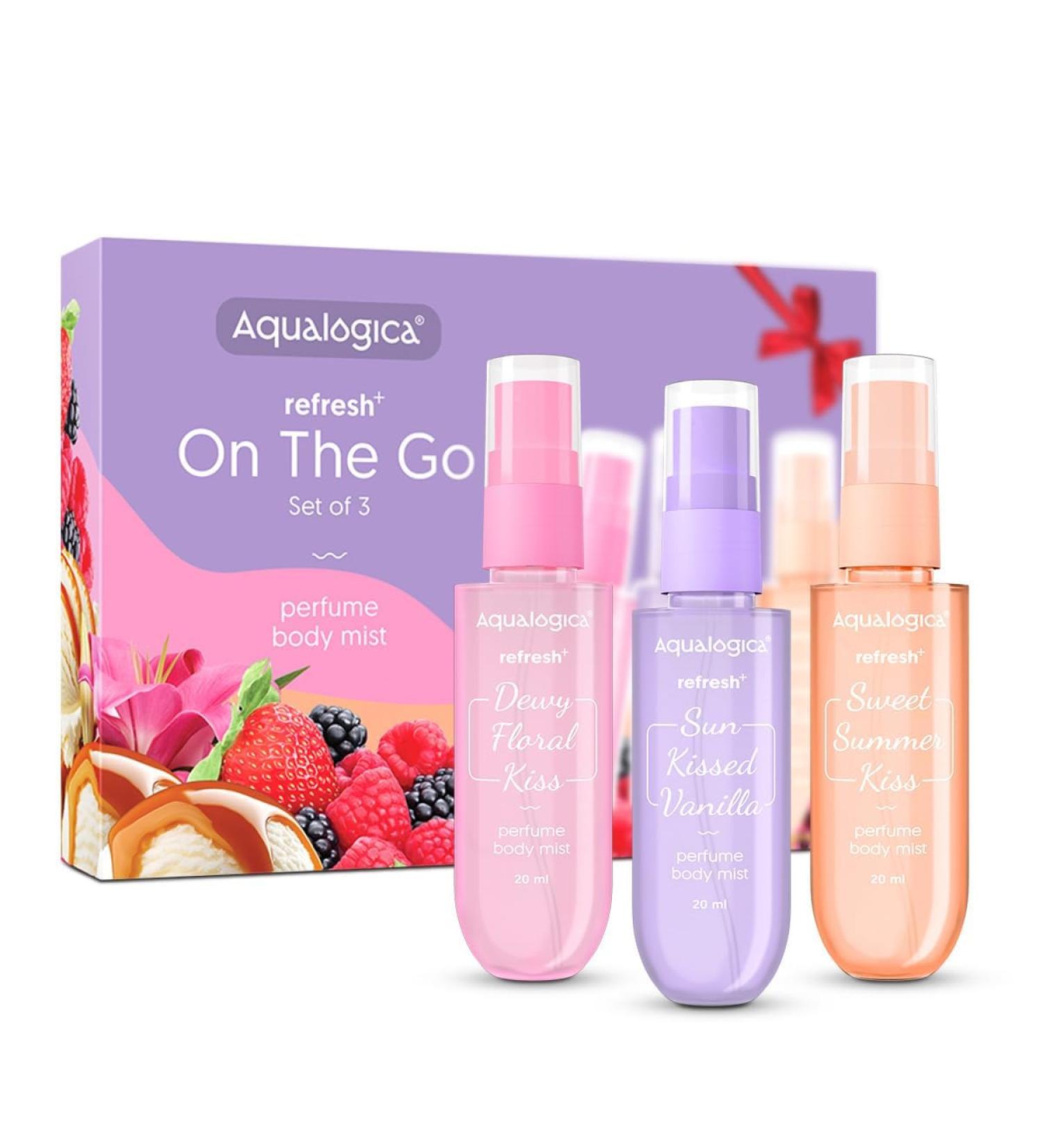 3 Perfume Body Mist | Perfume Set For Women | Gift Set | Travel Friendly | Long Lasting | Warm Sweet & Floral Fragrance | Double Duty Mist for Hair & Body | 20 ml x 3 - Buy Online on GoSupps.com