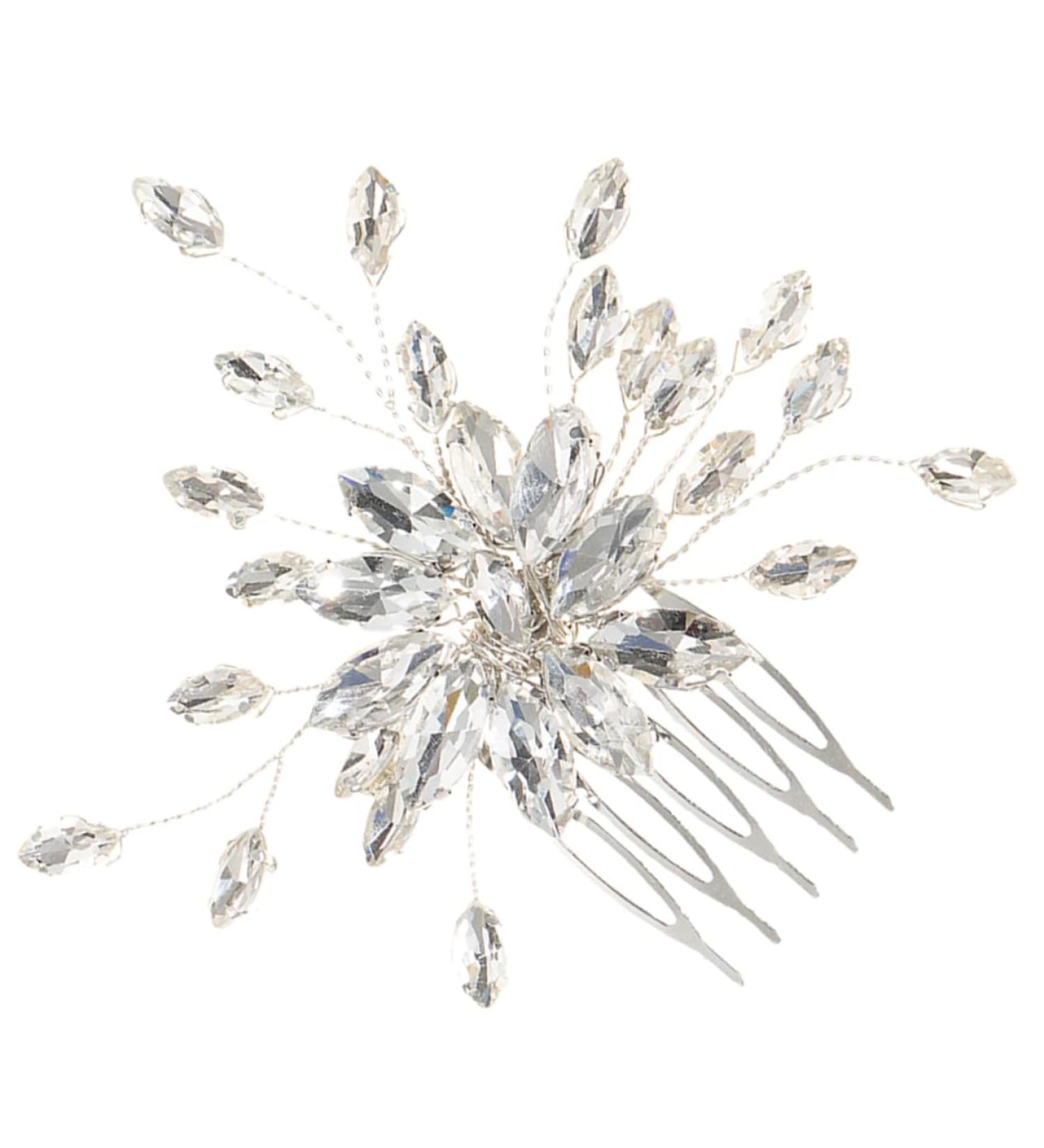 MAGICLULU Hair Comb Hair Side Comb Diamond Hair Accessories Wedding Accessories for Brides Bridal Hair Accessories Bride Accessories Wedding Hair Clips for Brides Comb Headband - Buy Online on GoSupps.com