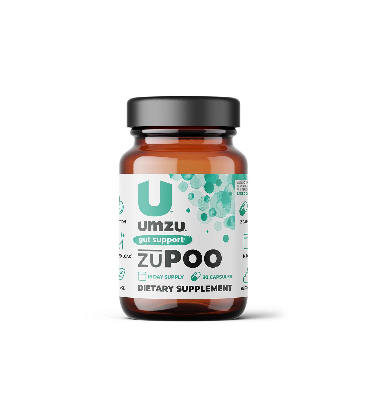 UMZU zuPoo 15-Day Supply - Gentle Laxative for Bloating Relief & Toxin Flush - Supports Weight Management - Made in USA - Buy Online on GoSupps.com
