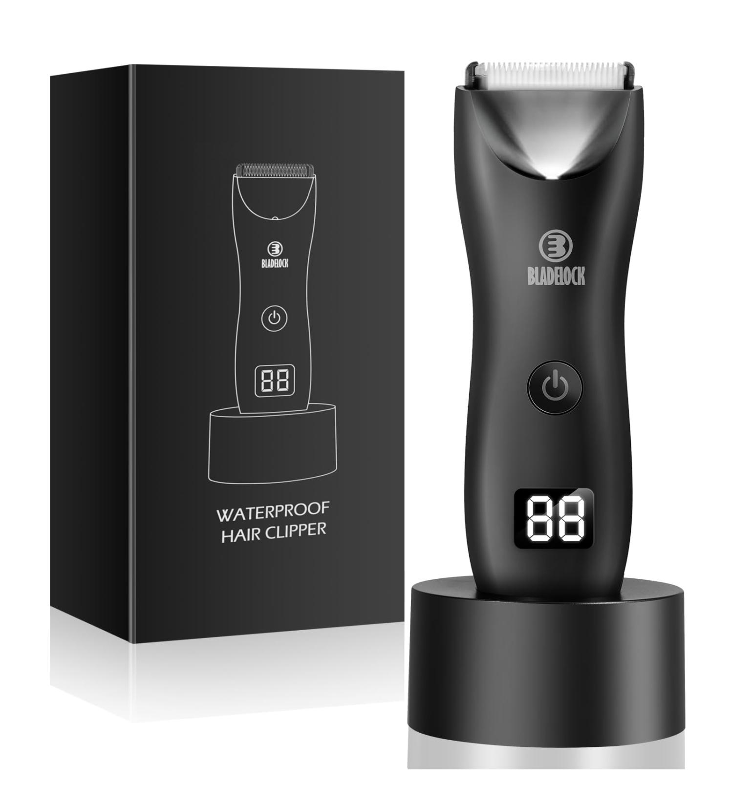 ENSSU Manscape Ball Trimmer - Waterproof Men's Body Groomer for Pubic Beard & Back - Electric Hair Trimmer Kit - Buy Online on GoSupps.com