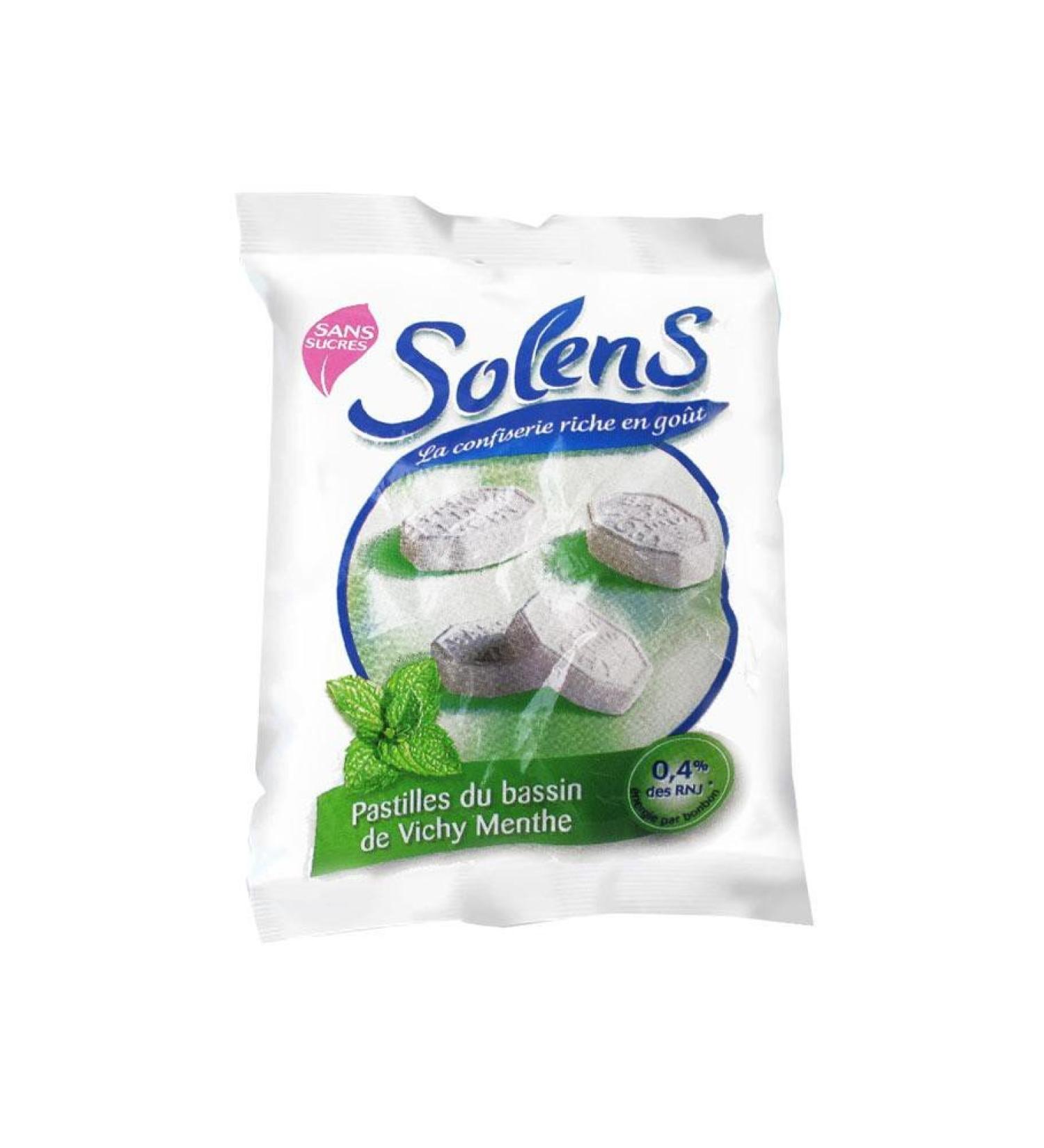 Solens Vichy Lozenges Mint Sugar Free 100g