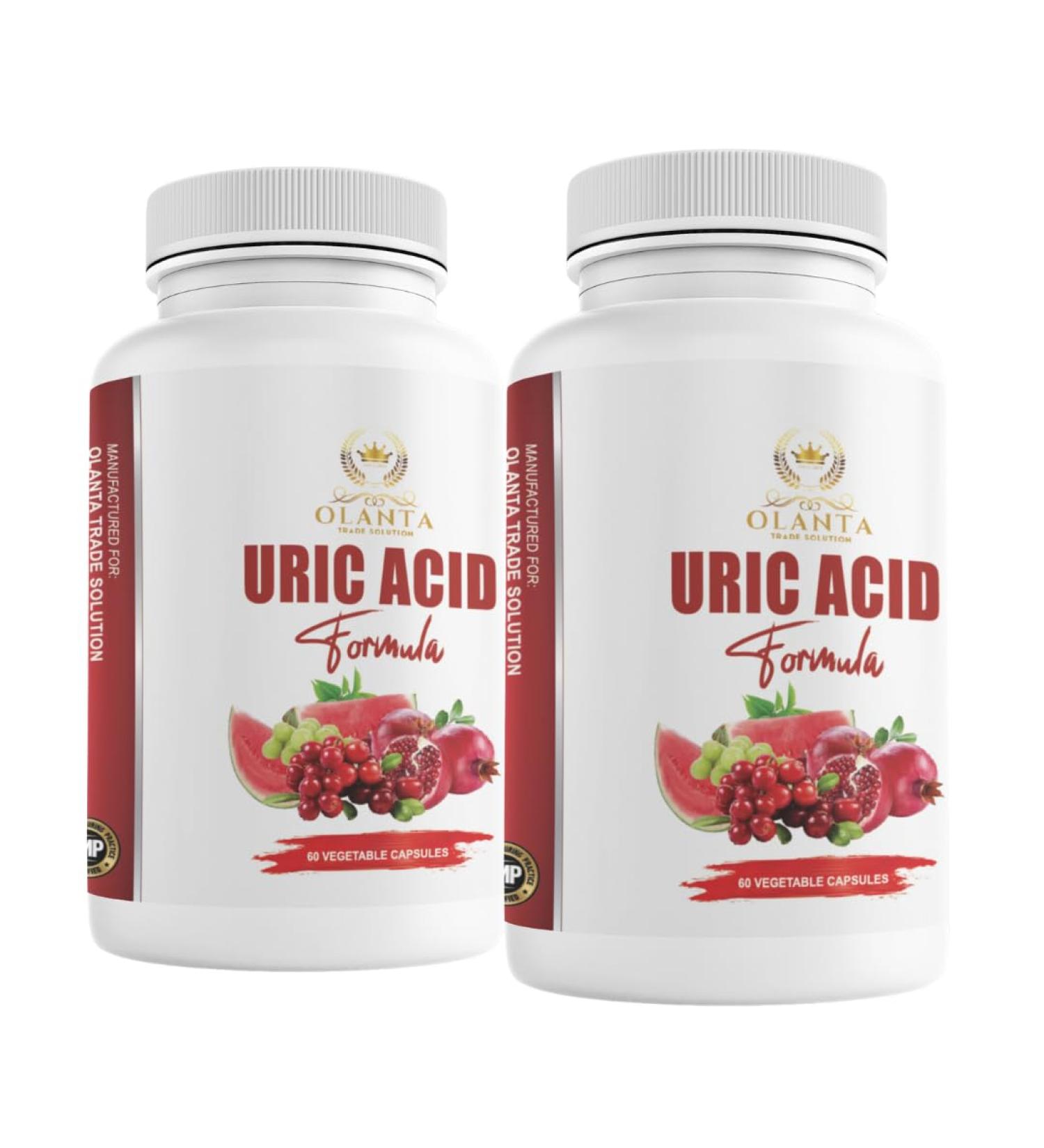 Generic Uric Acid Advanced Formula - URIC Acid Complex - antioxidants Supplements for Women Water Away Pomegranate Tart Cherry Green Coffee Beans Milk Thistle Cranberry Immune Boost - 2B - Buy Online on GoSupps.com