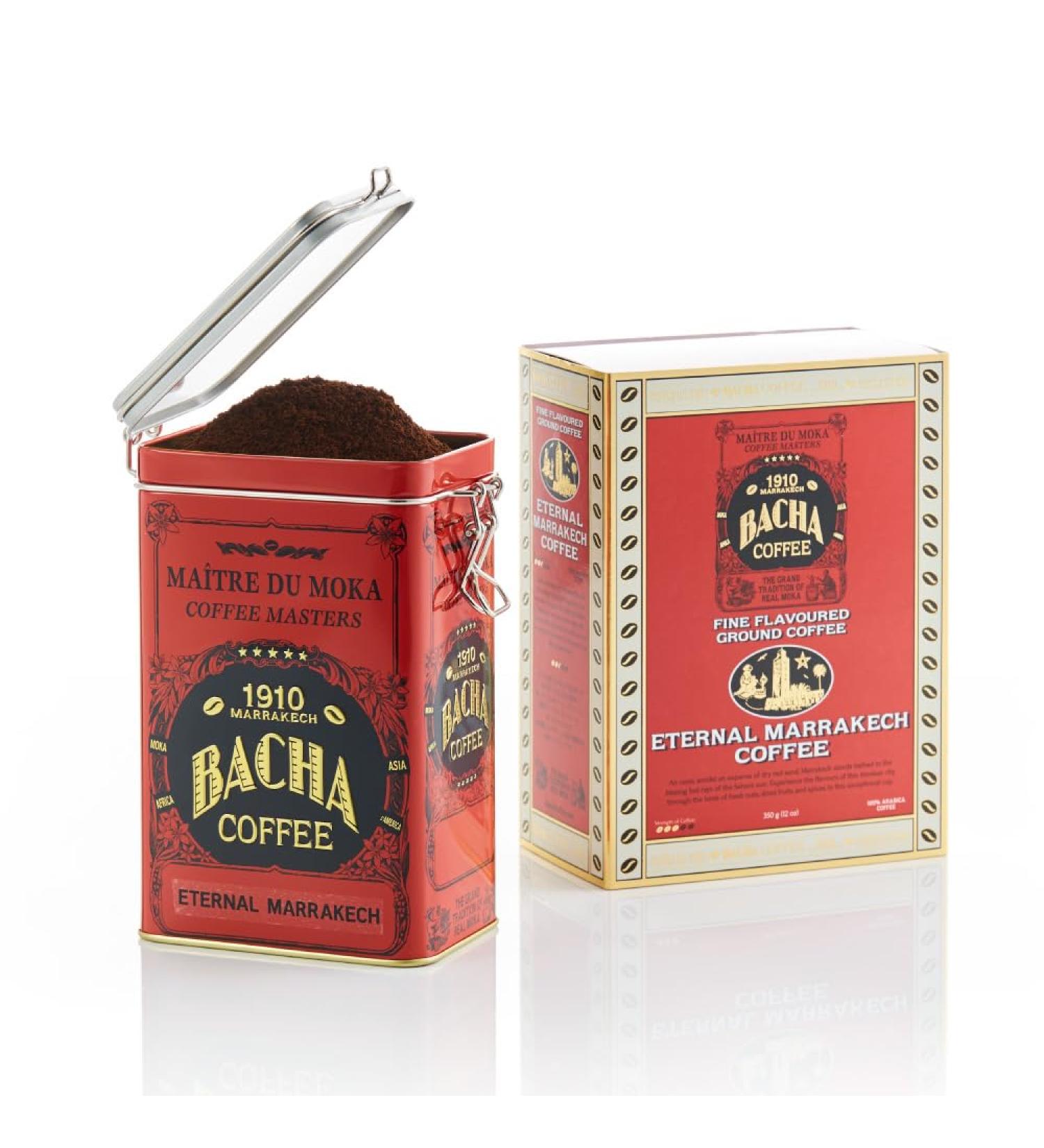 Bacha Coffee | Eternal Marrakech Ar mes D licats Collection Autograph Grains Moulus 100% Arabica Torr faction Medium 350g 1 Eternal Marrakech - Buy Online on GoSupps.com