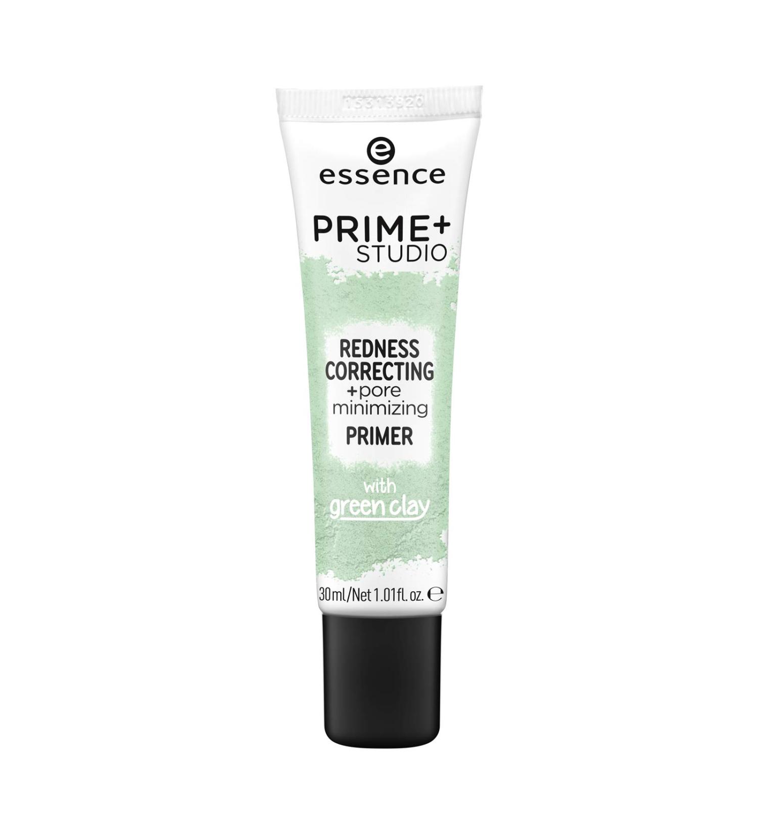 Ess. Prime + Studio Corrector De Rojeces + Primer Minimizador De Poros