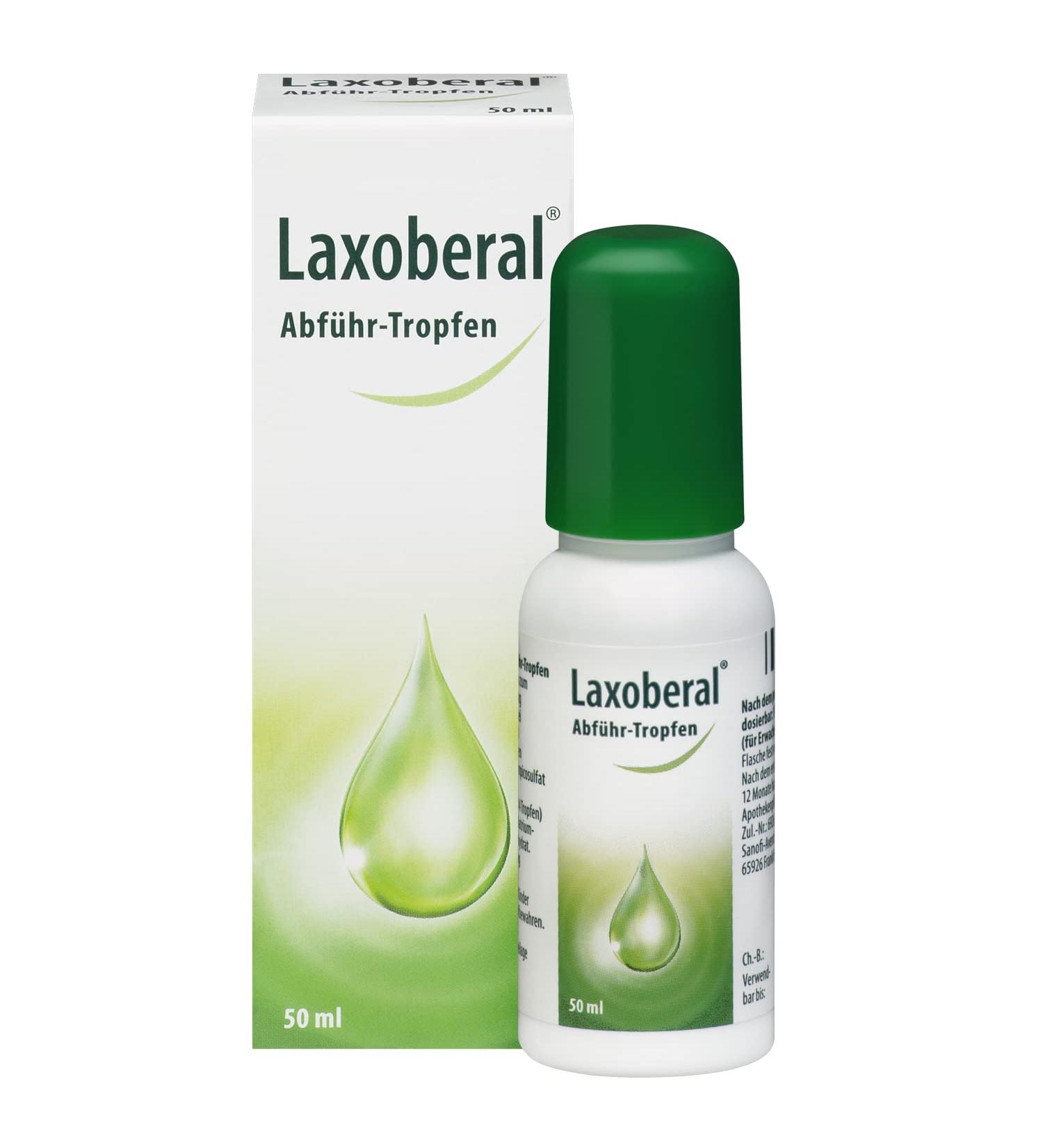 Laxoberal Slot Drops - Gentle Relief for Constipation with Sodium Picosulfate - 50 ml (1 Pack) | Buy Internationally - Buy Online on GoSupps.com