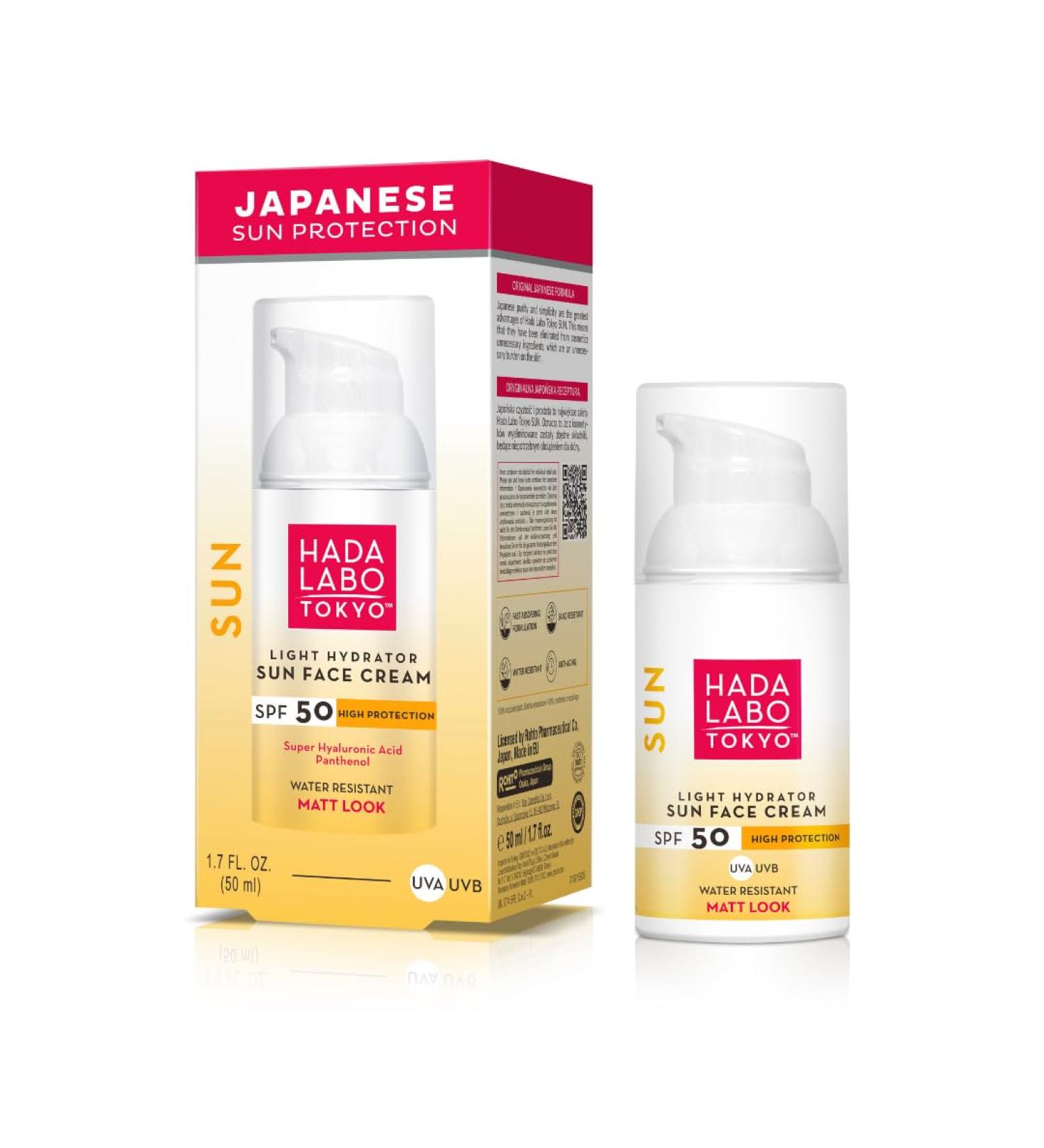 Hada Labo Tokyo Sun Face Cream SPF 50 - Buy Online on GoSupps.com