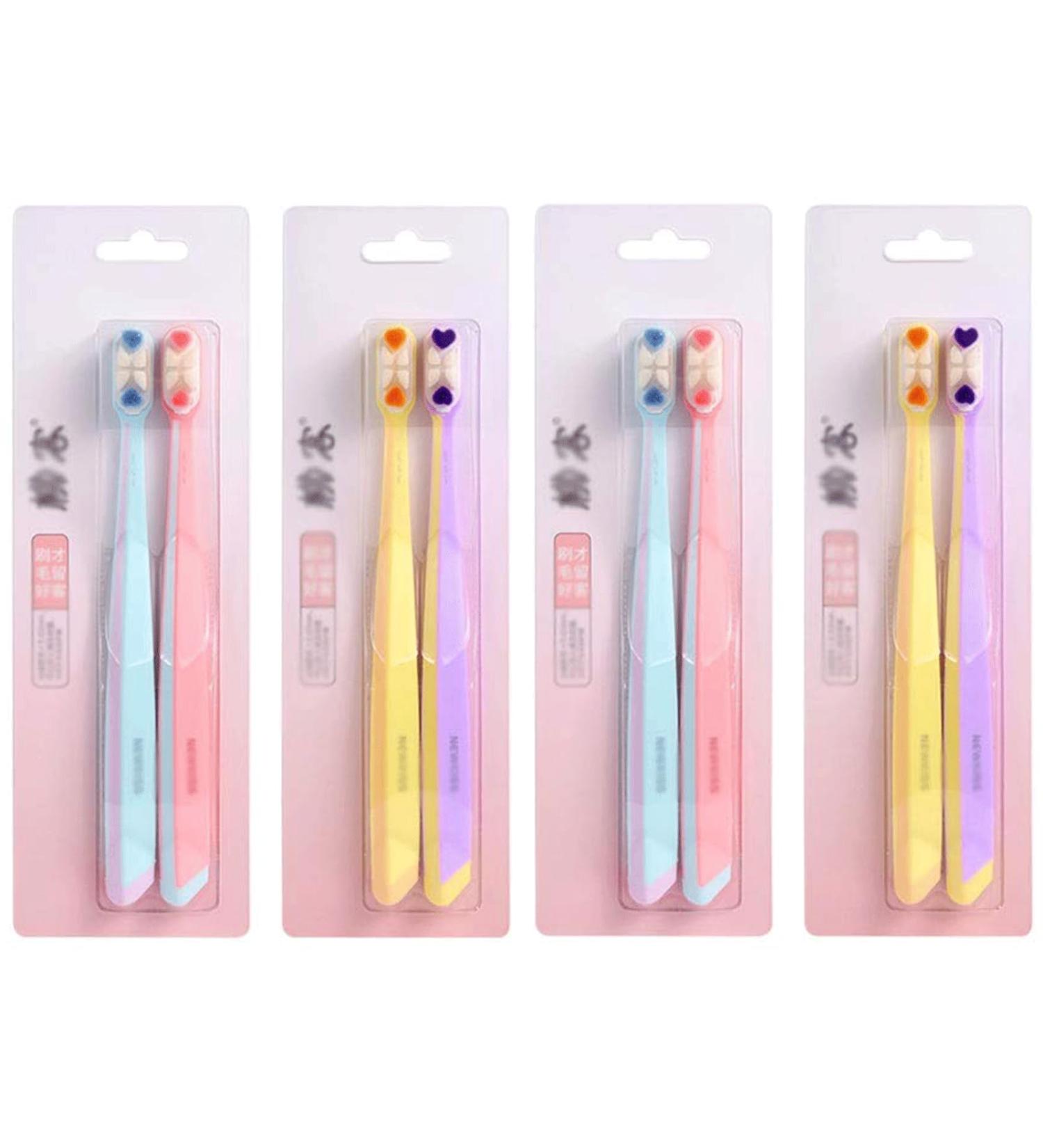 Shop Clean Ultra Soft Toothbrush - 10 000 Nano Bristles for Adults Pregnancy & Juniors | Unisex Travel Toothbrush for Superior Oral Care - Buy Online on GoSupps.com