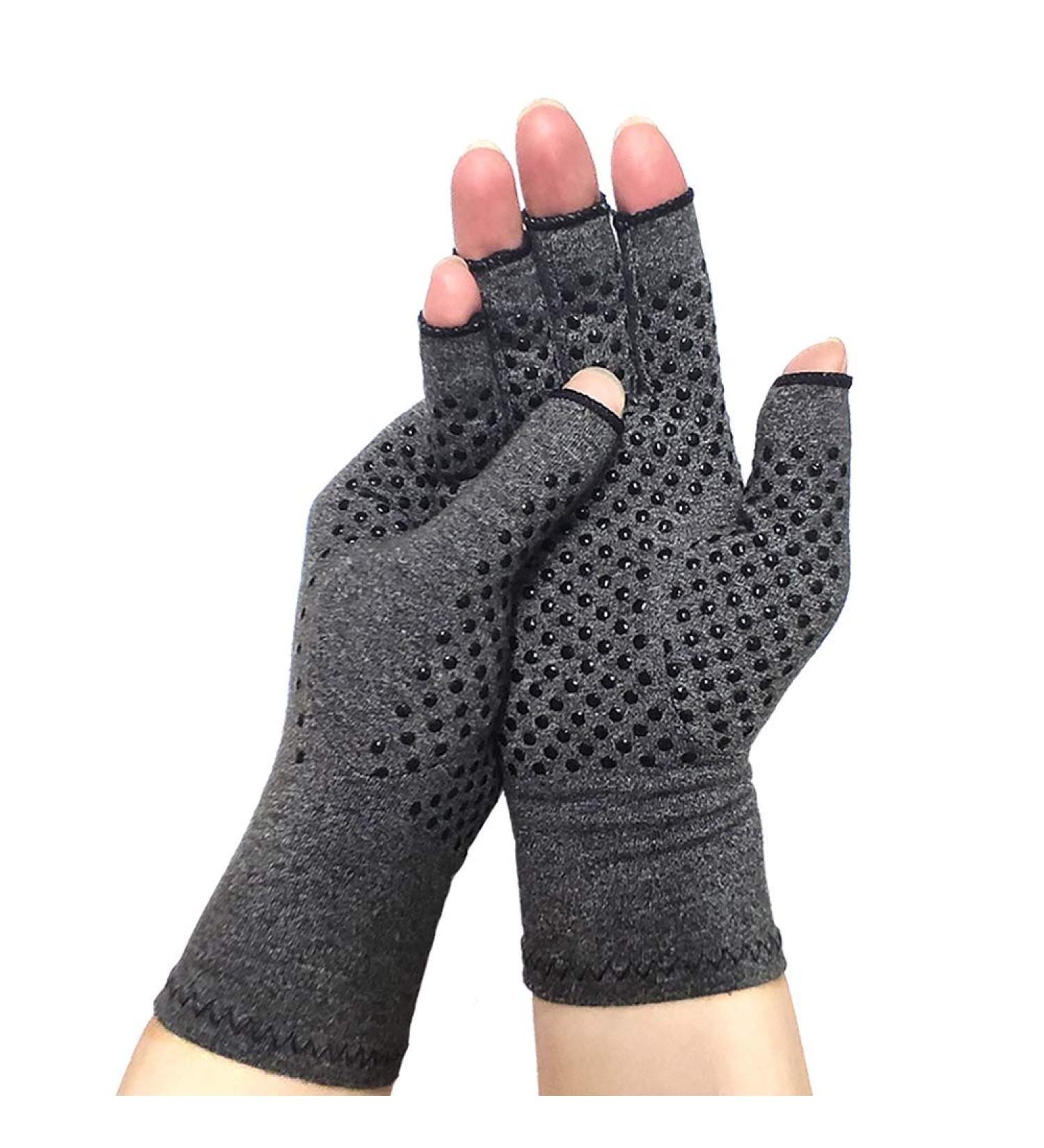 Arthritis Compression Gloves for Men and Women - Medium Size (1 Pair) - Buy Online on GoSupps.com