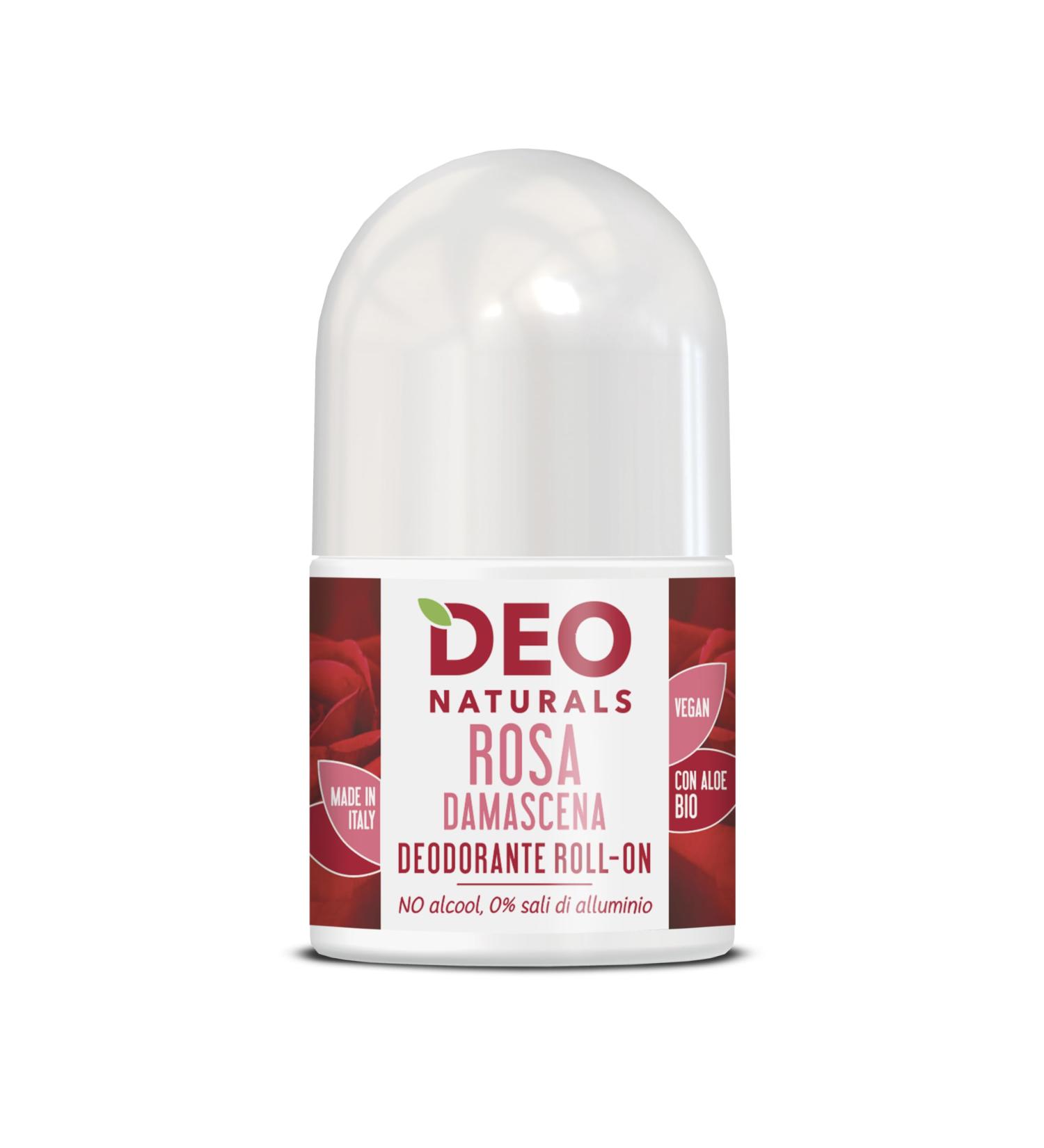 Damask Rose Roll-on Deodorant 50ml - Nourishing - Buy Online on GoSupps.com