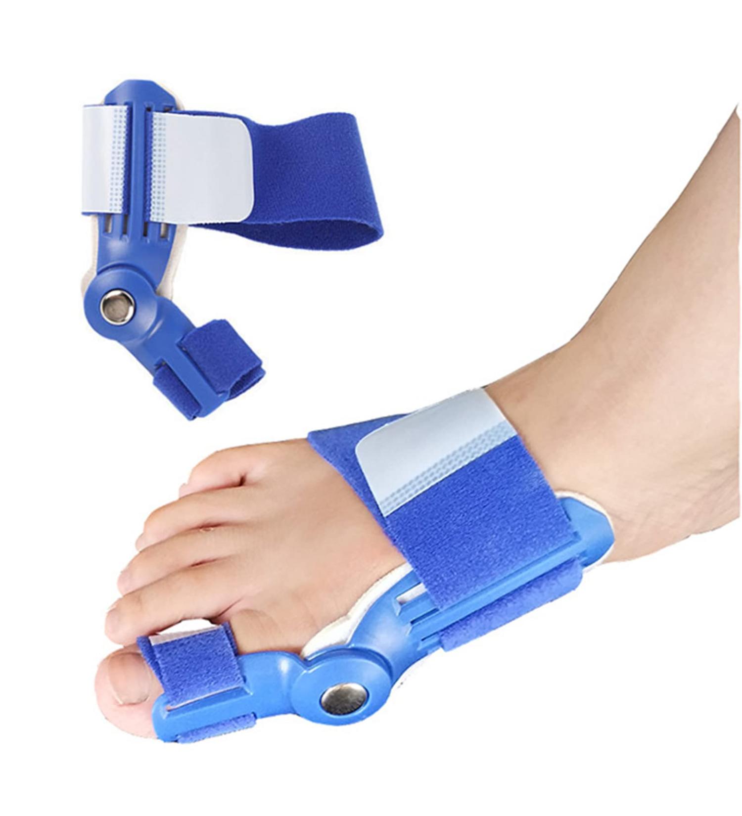 Oiakus Bunion Corrector for Women | 2PC Hallux Valgus Adjustable Pain Relief | Day & Night Support for Men & Women - Blue - Buy Online on GoSupps.com
