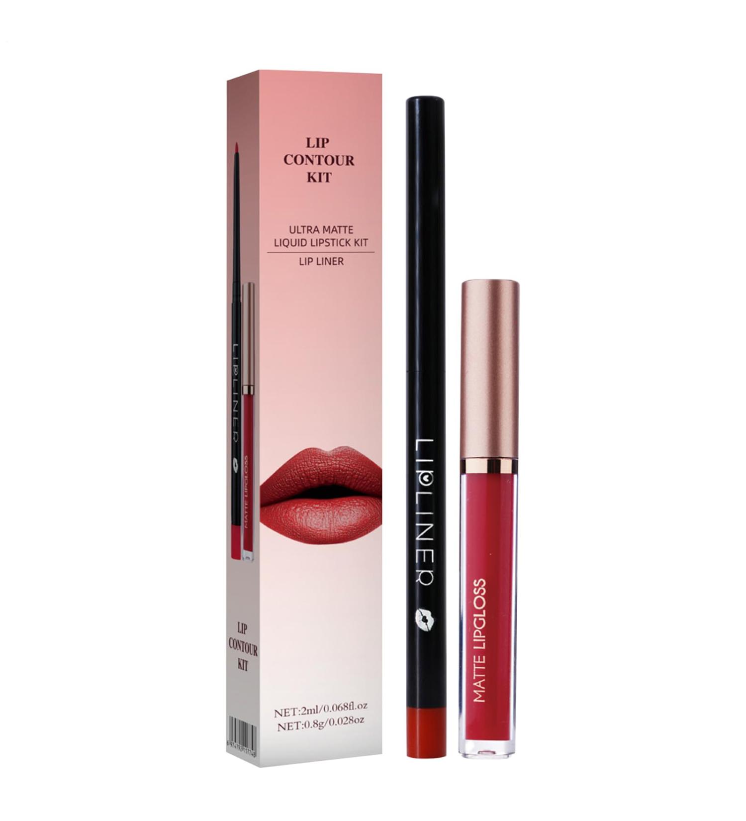 Lip liner for long lasting lip contour lip contour line set long lasting contour set for women and girls beauty summer winter outdoor dates and travel - Buy Online on GoSupps.com