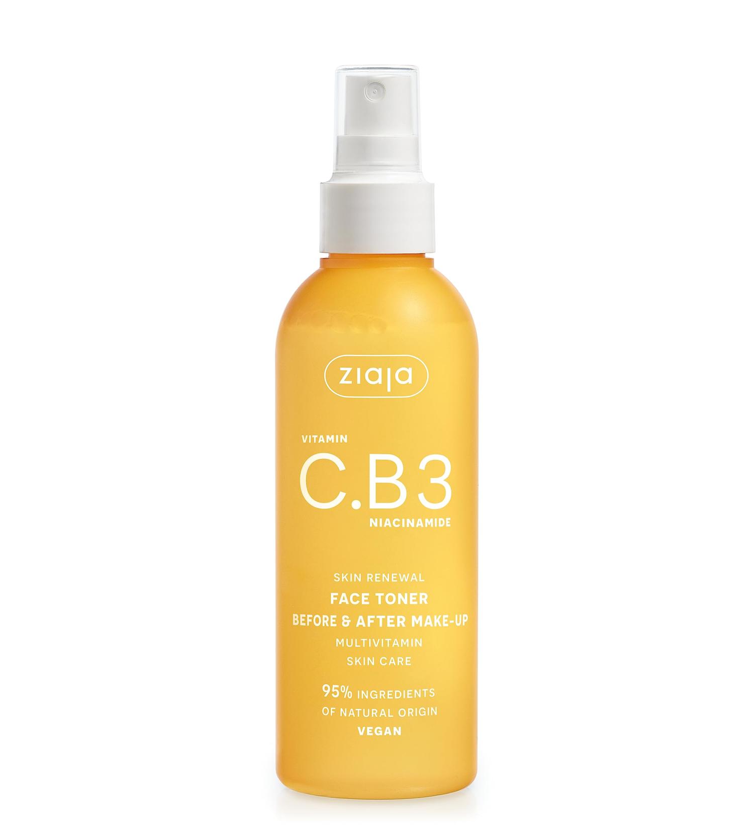 Ziaja Vitamin C.B3 Niacinamide Face Toner 190ml