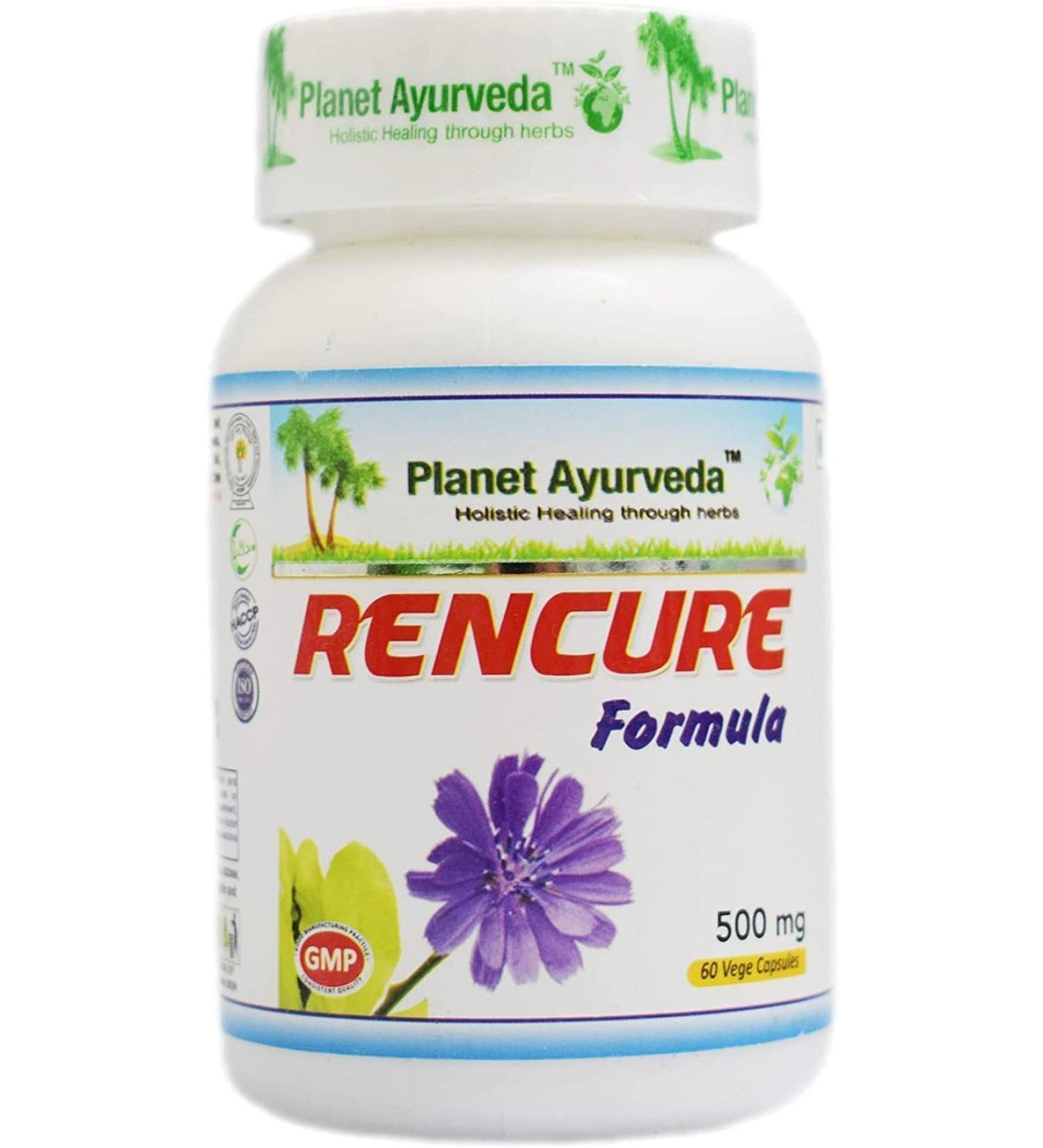 PUB Planet Ayurveda Rencure Formula Capsules - 60 Capsules - Buy Online on GoSupps.com