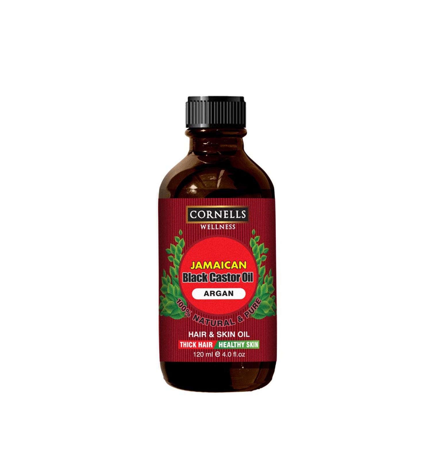 CORNELLS Argan Black Castor Essential Oil 120ml - Buy Online on GoSupps.com