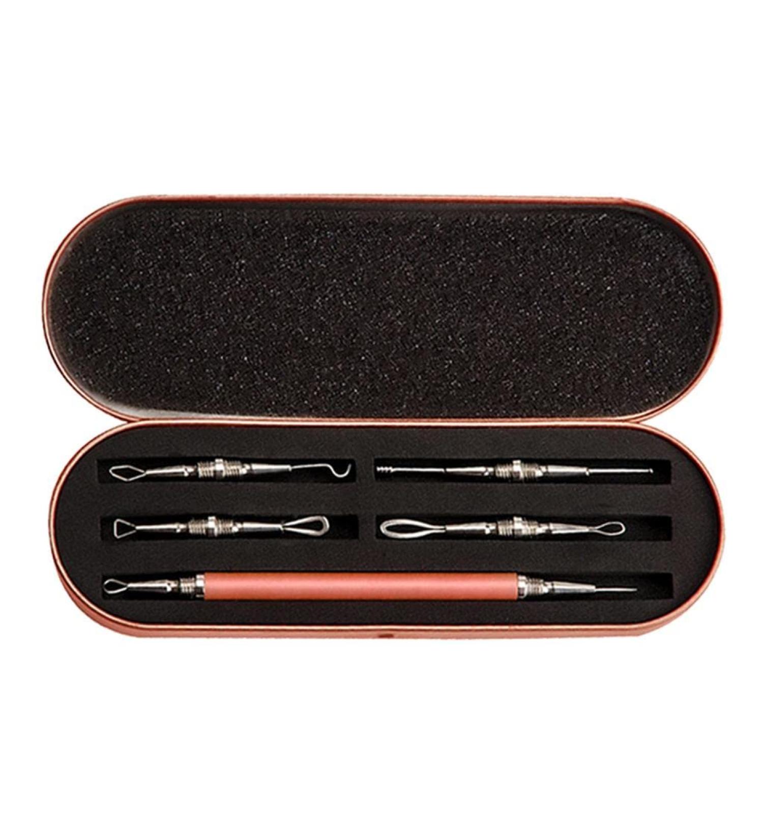 pistro Blackhead Remover Kit Blemish Splinter Pimple Removal Extractor - Rose Gold - Buy Online on GoSupps.com