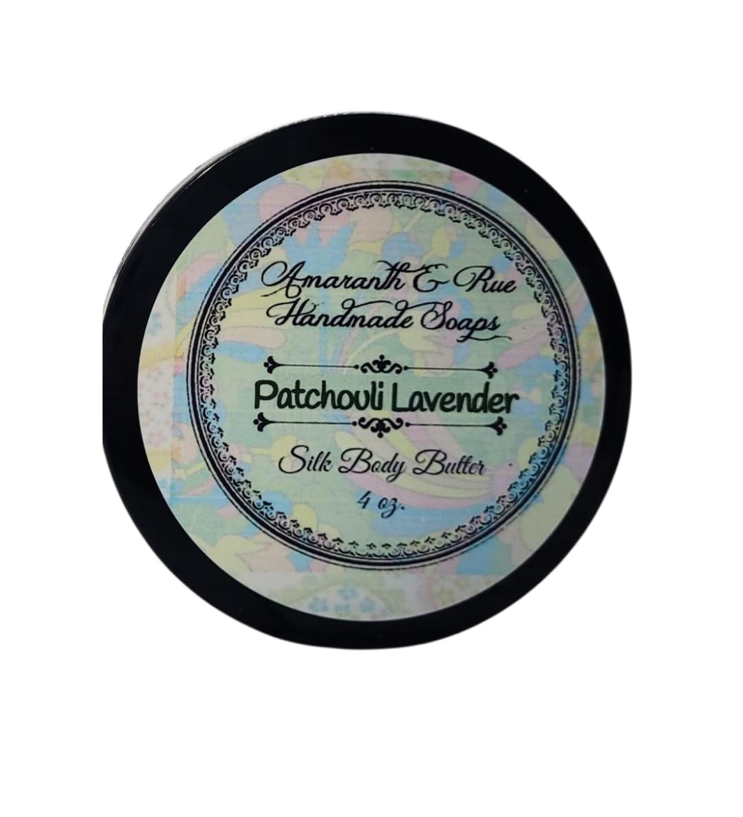 Patchouli Lavender Silk Body Butter Lotion Amaranth & Rue - Buy Online on GoSupps.com