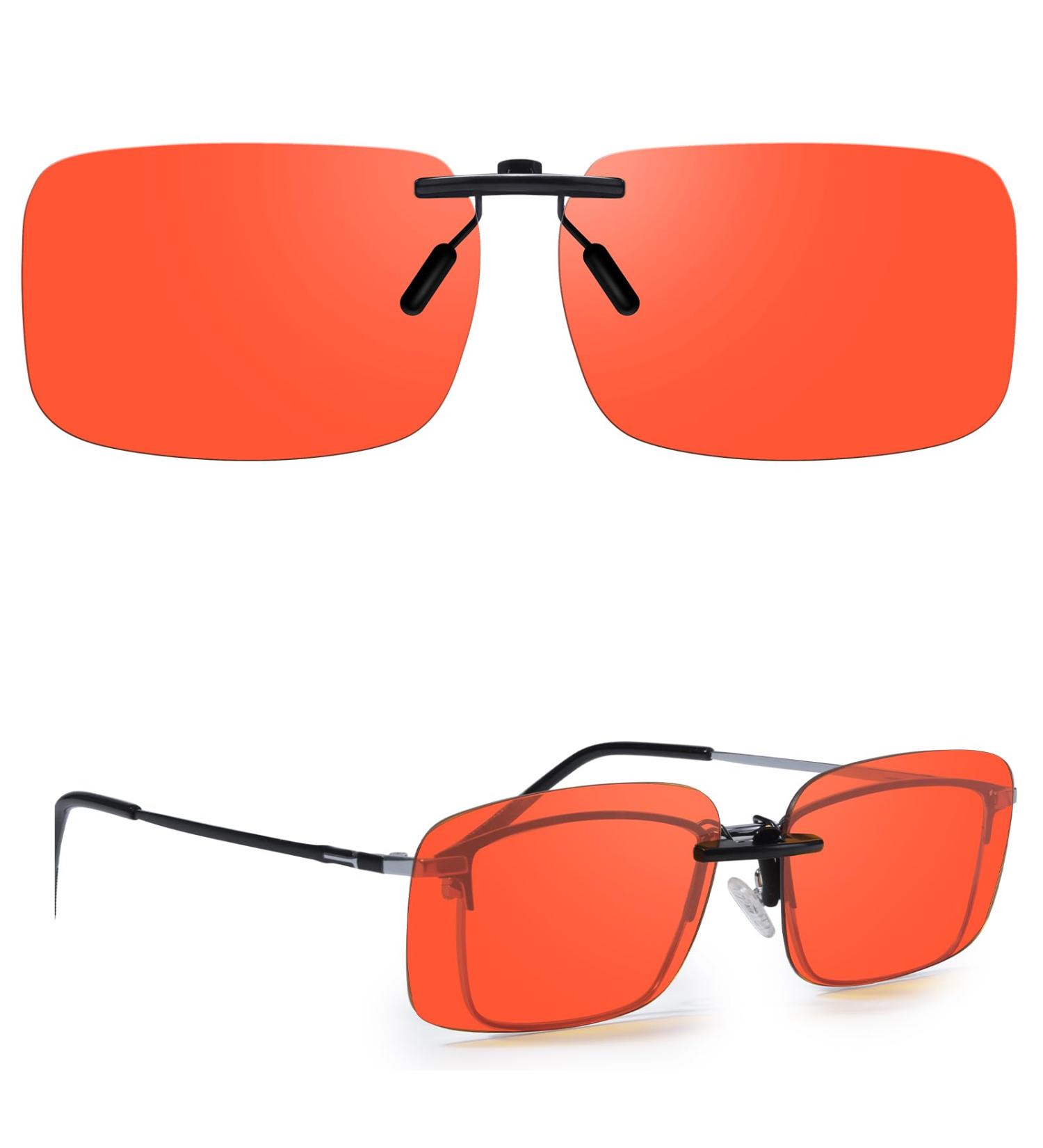 Xfeel Clip-On Blue Light Blocking Glasses | Prescription Fit Over Glasses for Men & Women | Perfect for Computer TV Gaming - Buy Online on GoSupps.com