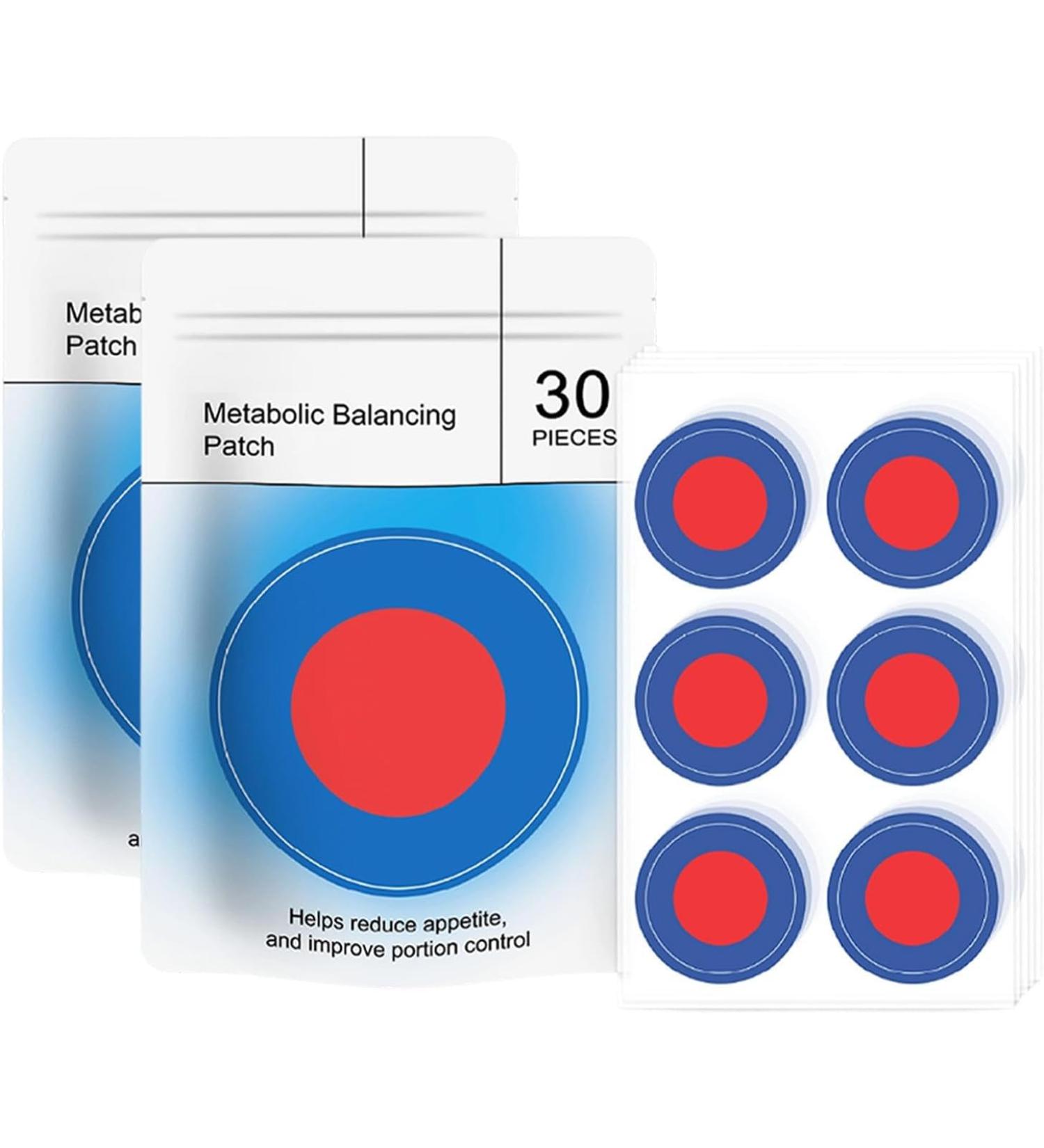 Patchs d' quilibrage m tabolique 30 patchs - R ducteur d'app tit unisexe aide r duire l'app tit favorise le contr le des apports alimentaires soin de la peau pratique 2pcs - Buy Online on GoSupps.com