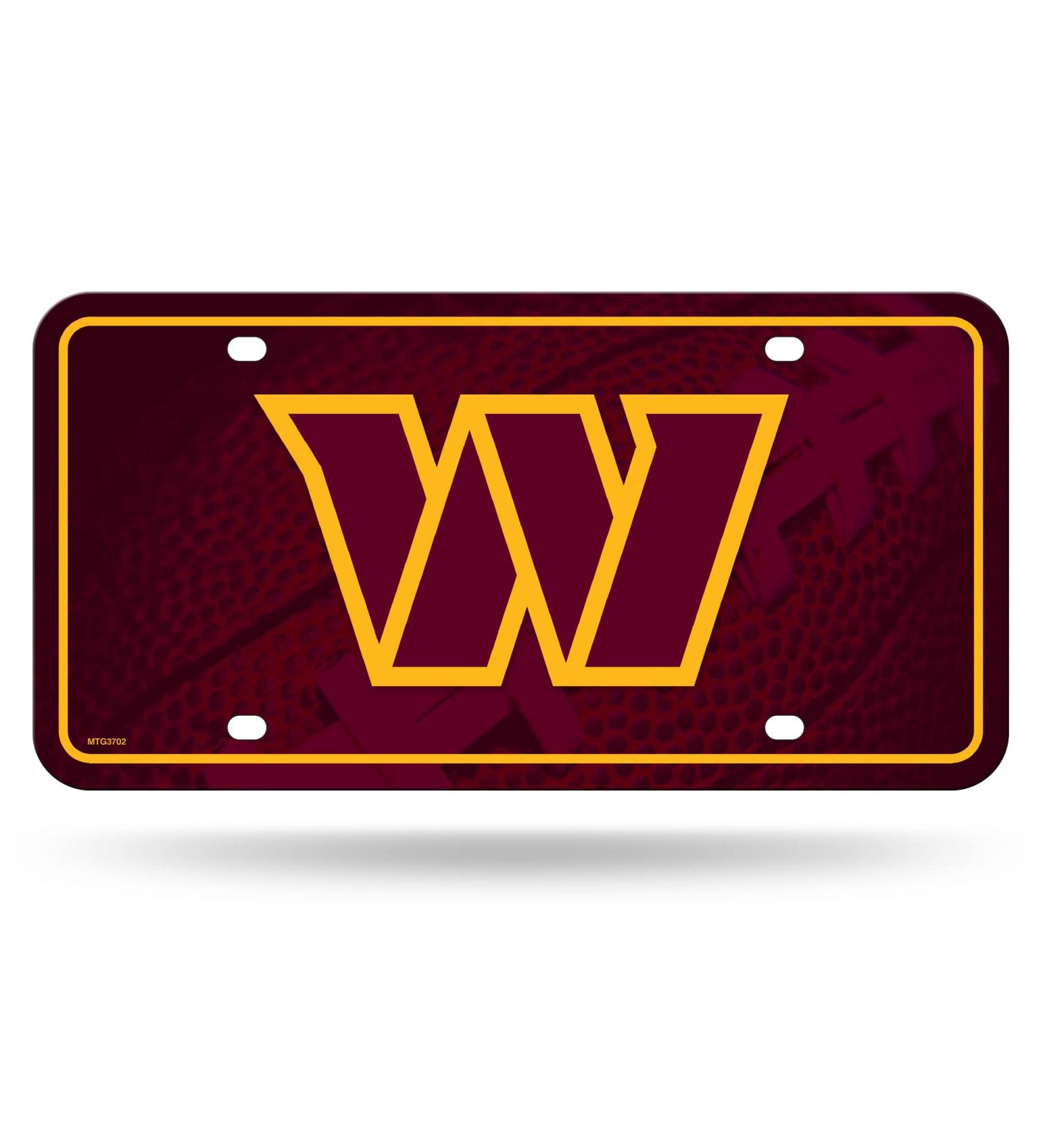 NFL Washington Commanders Metal Auto Tag - Ideal for Truck/Car/SUV | Rico Industries - Buy Online on GoSupps.com