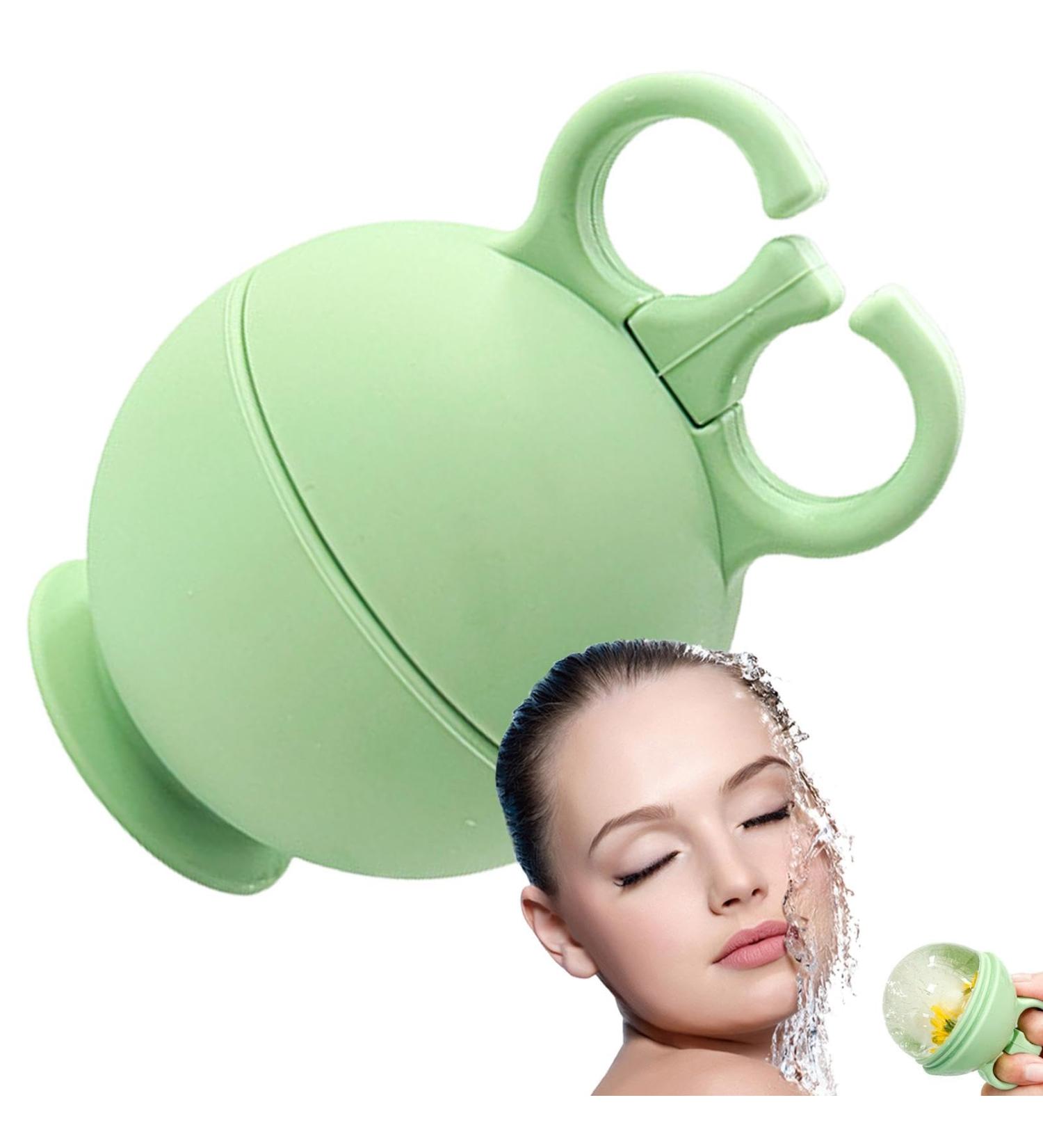 Buy Round Ice Face Shape Scooter | Cool Silicone Massage Brush for Women - Summer Refreshing Facial Treatment - Buy Online on GoSupps.com