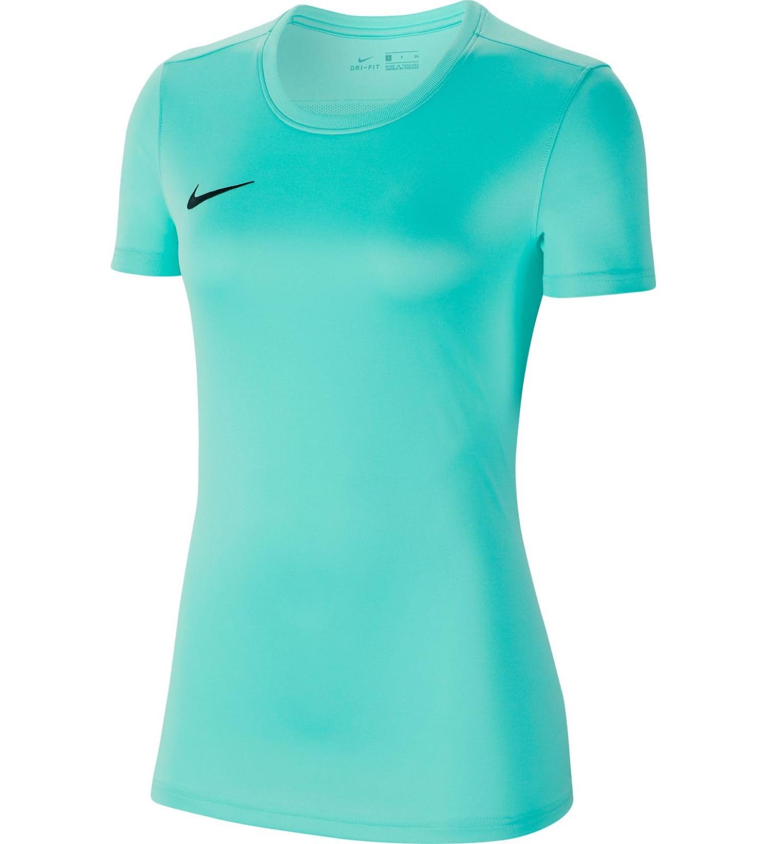 Nike Women's W NK Dry Park Vii JSY Ss T-Shirt S Hyper Turq/Black