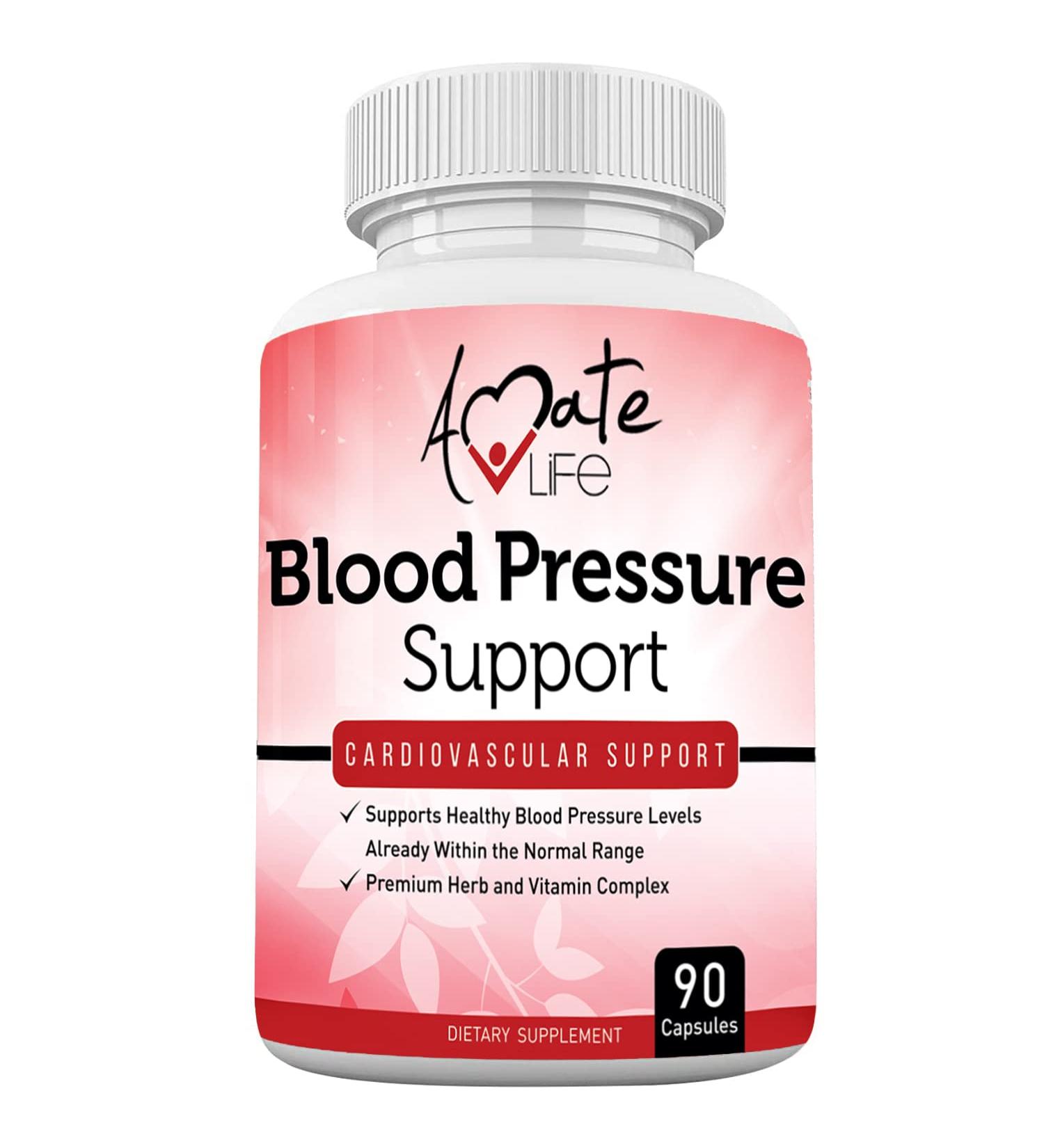 Amate Life Lower Blood Pressure Health Formula - 90 Capsules - Buy Online on GoSupps.com