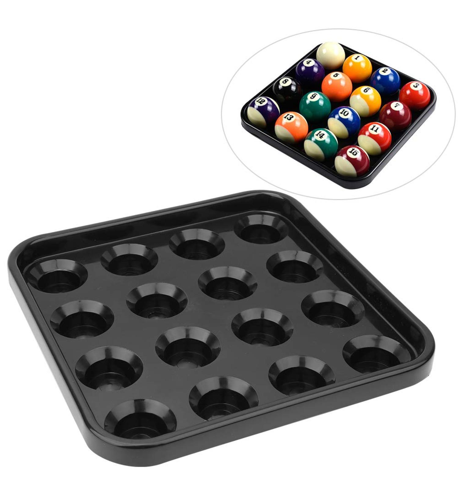 Pool Ball Tray: Billiard & Snooker Ball Holder Case - 16 Ball Storage | Pool Table Accessories - Buy Online on GoSupps.com