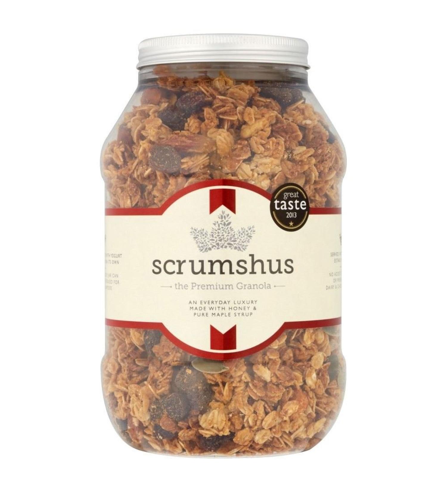 Scrumshus Scrumshus Granola Pack of 6 with Maple Syrup and Honey 500g