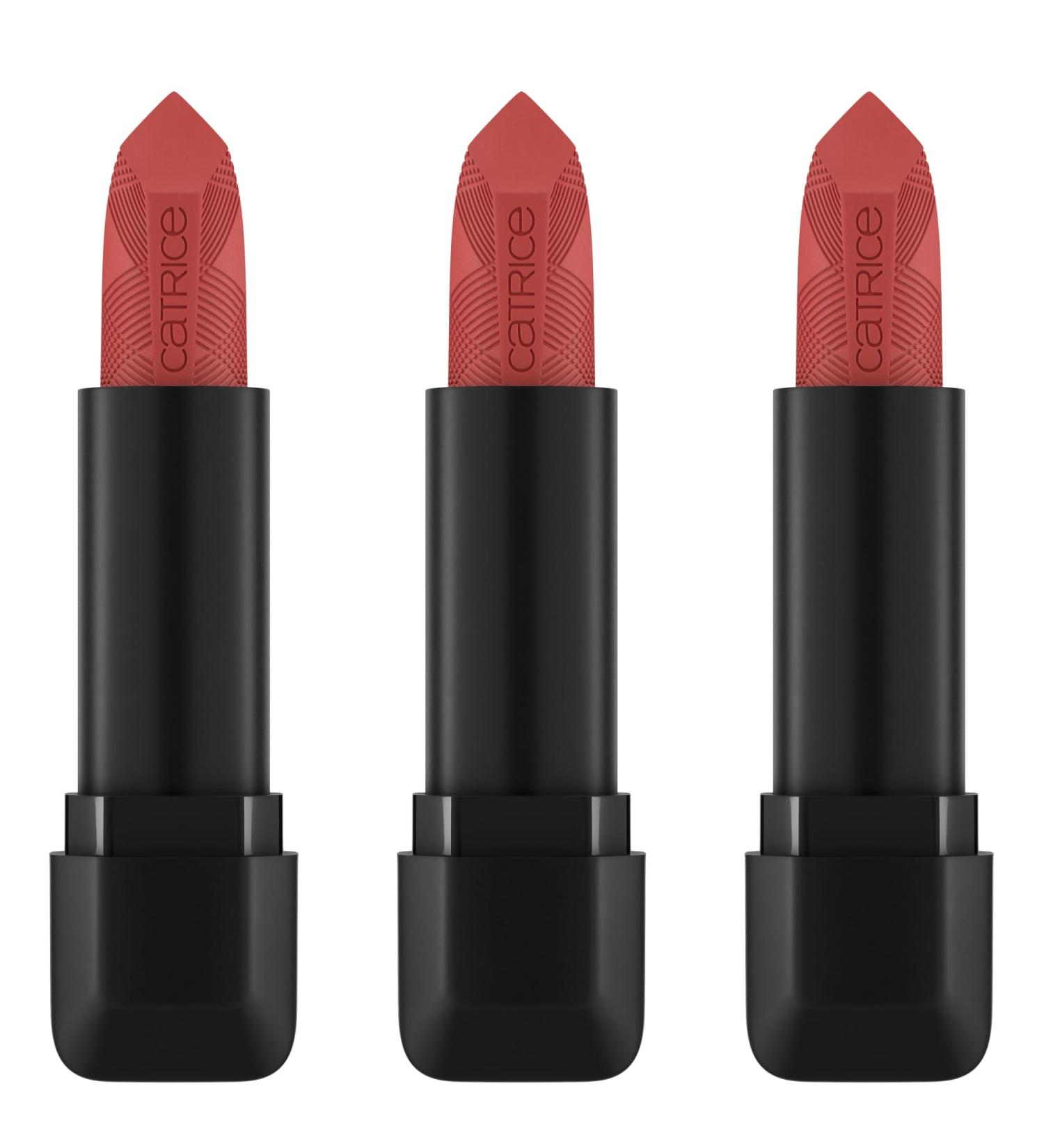 Catrice Scandalous Matte Lipstick No. 120 - Red Vegan & Moisturizing Long-Lasting 3 Pack (3x3.5g) - Paraben & Microplastic Free - Buy Online on GoSupps.com