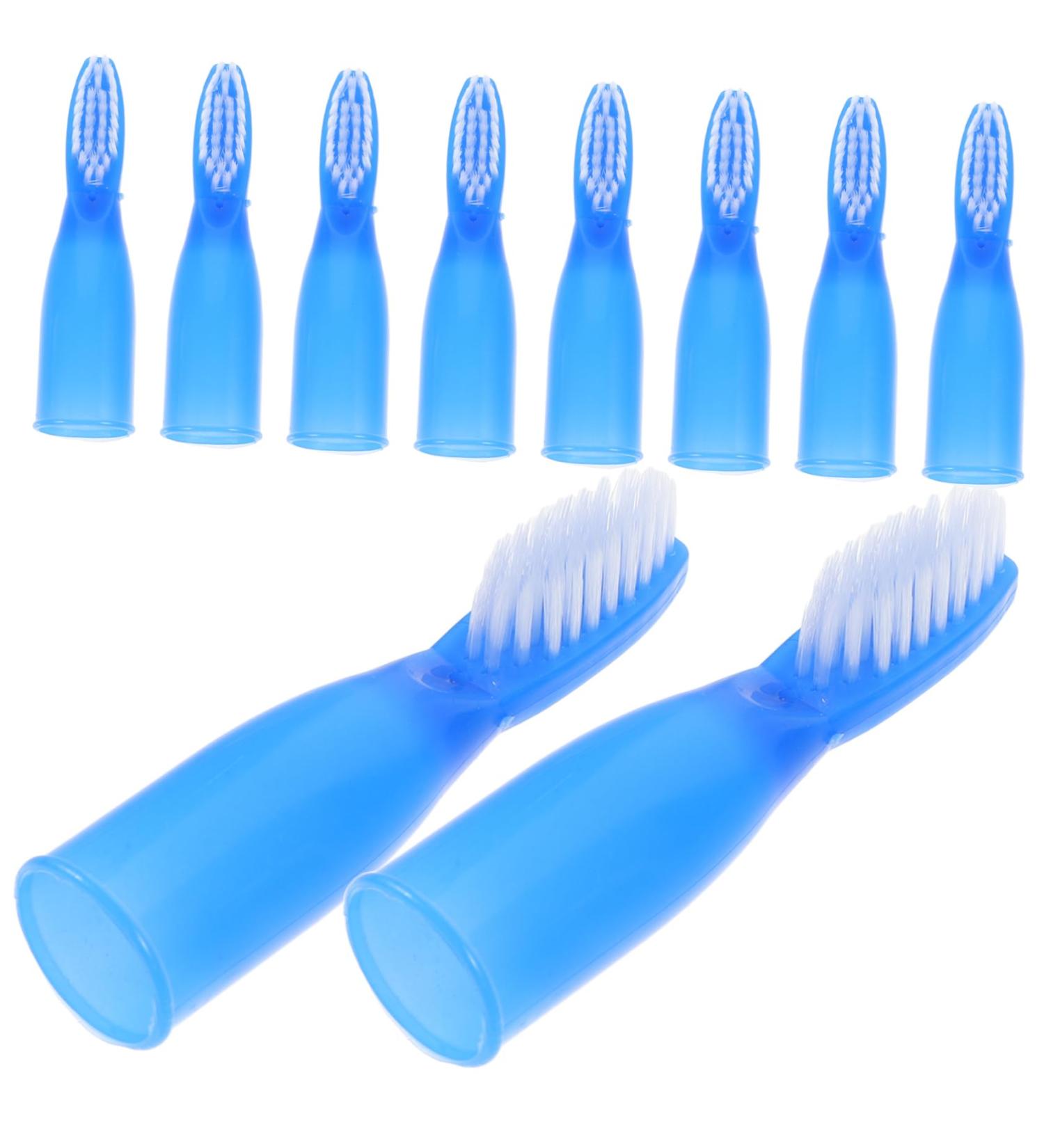 Buy Sewoart 10-Pack Portable Mini Toothbrushes - Soft Nylon Travel Accessories with Thumbprint Handle for Daily Use - Buy Online on GoSupps.com