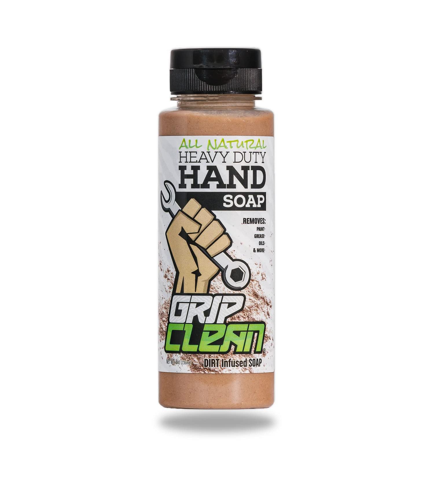 Grip Clean Heavy Duty Pumice Hand Cleaner | All Natural Lime Scented Soap for Auto Mechanics | Absorbs Grease, Oil, Stains & Odors | Moisturizing Ingredients Included - Buy Online on GoSupps.com