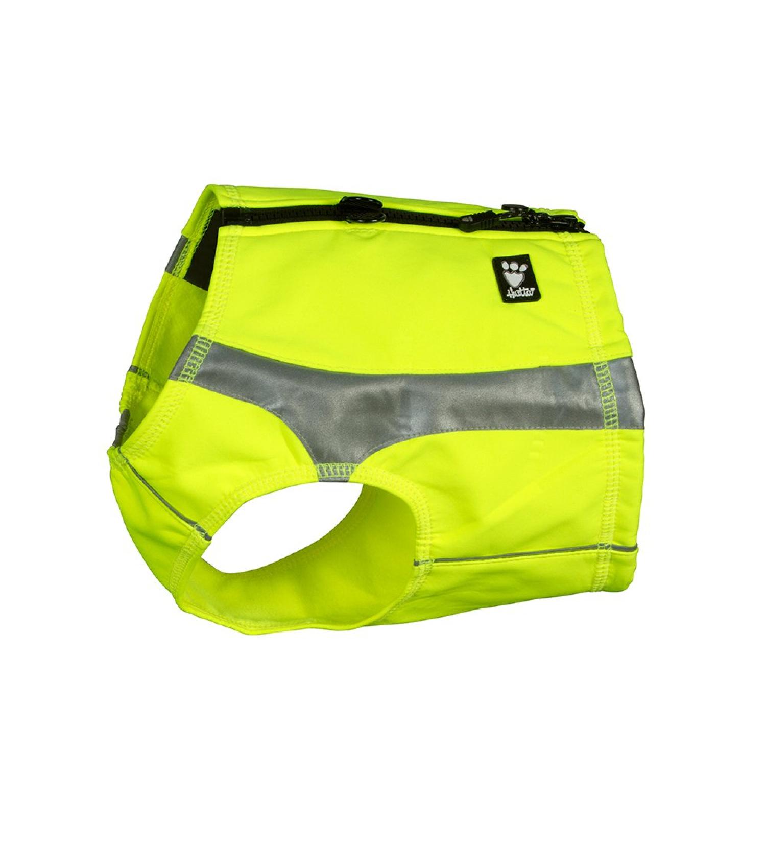 Hurtta Polar Dog Vest - XS Yellow Safety Vest for Dogs | International Shipping - Buy Online on GoSupps.com