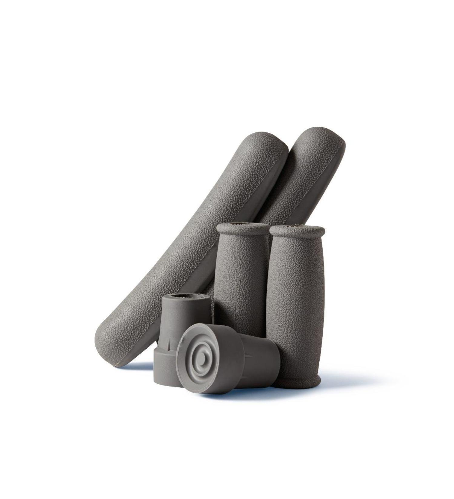 Medline Crutch Replacement Part Kit - Gray | Complete Set for Crutch Repair - Buy Online on GoSupps.com