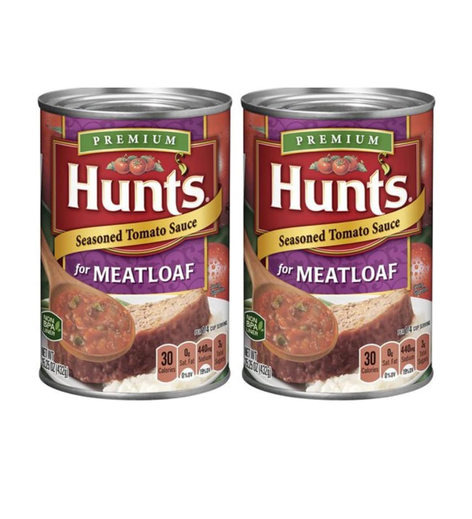 Hunt's Seasoned Tomato Sauce for Meatloaf 15.25 Ounce (Pack of 2)